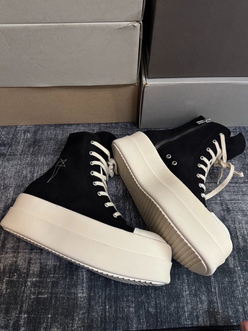 Rick Owens Rick Owens High top platform Converse shoes Size US 11 / EU 44 - 3 Thumbnail