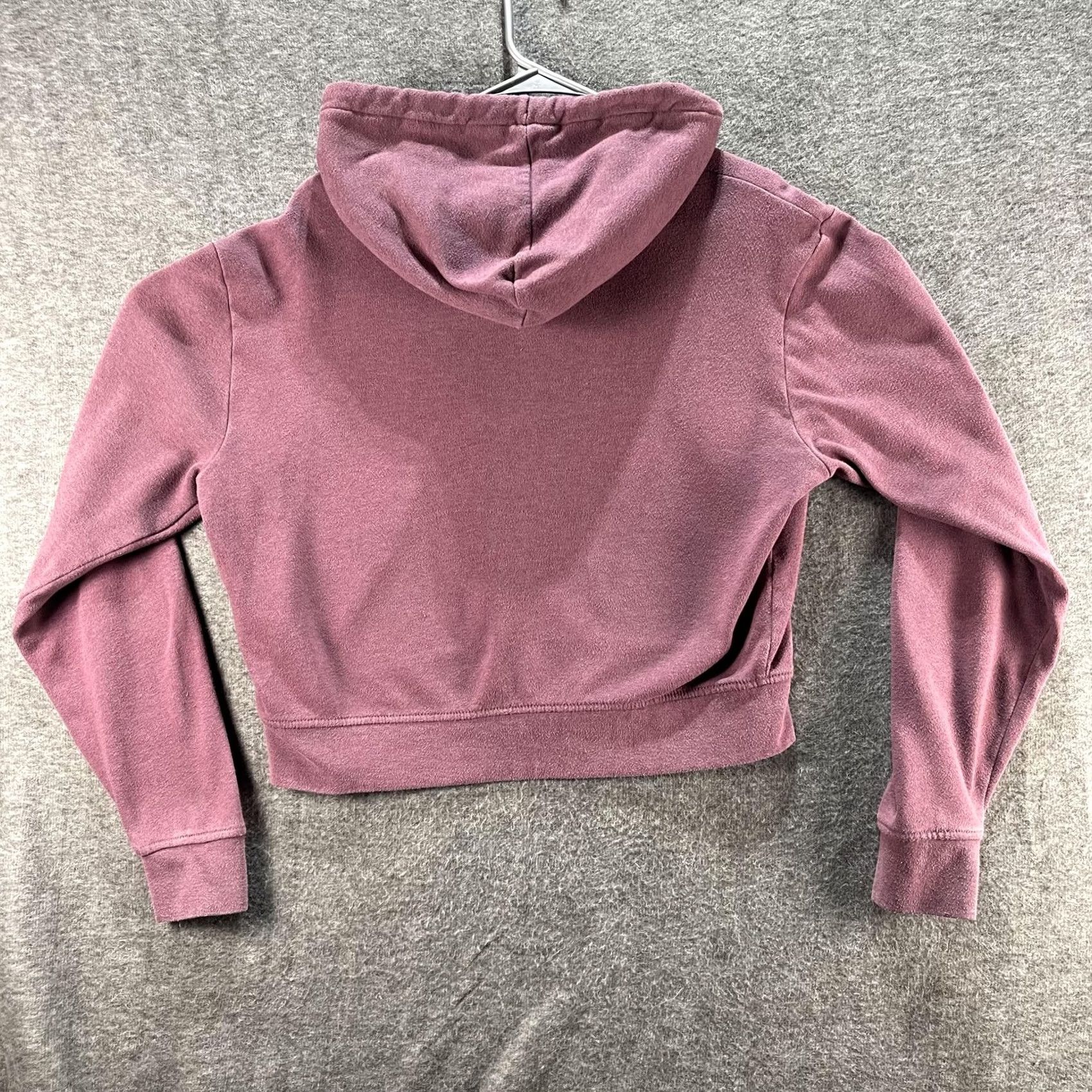 Vans Vans Off The Wall Hoodie Womens Small Purple Cropped Pullover Graphic Boxy Logo Size S / US 4 / IT 40 - 3 Thumbnail