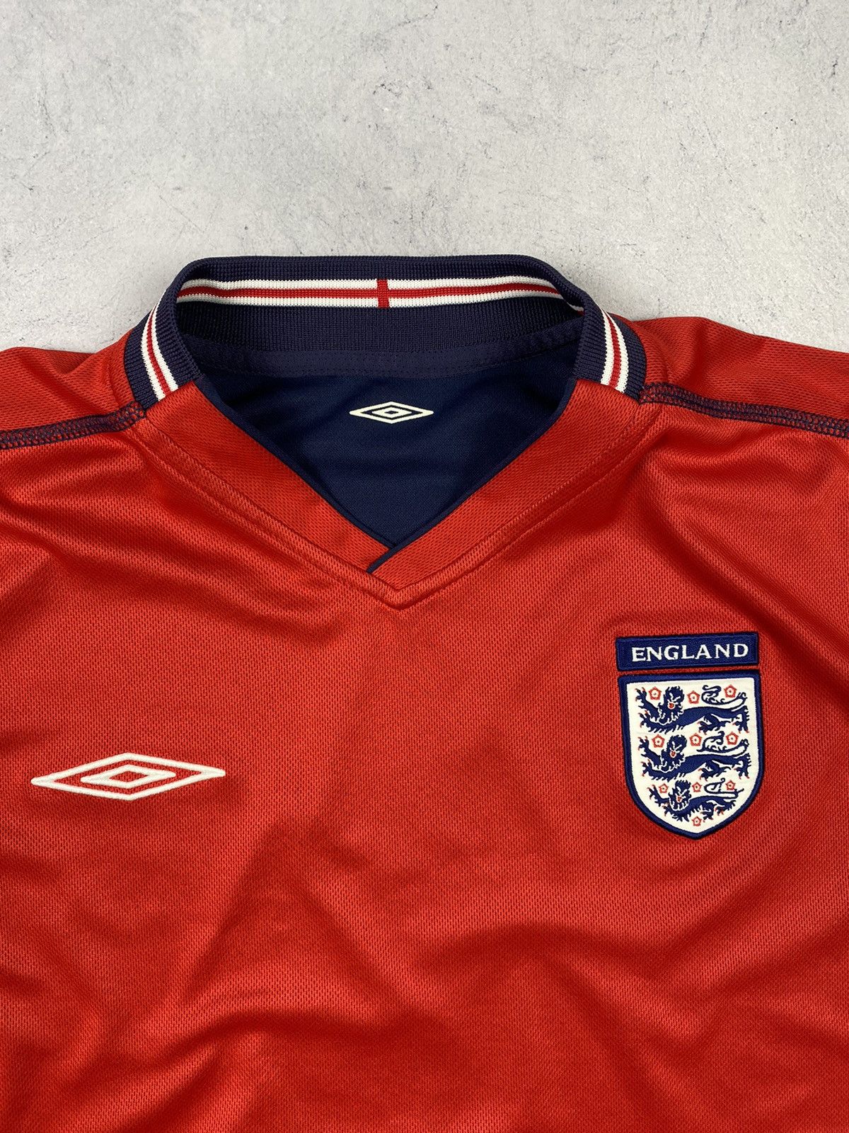 Umbro × Vintage Vintage 00s Umbro England Reversible Football Soccer Jersey Size US XL / EU 56 / 4 - 14 Thumbnail