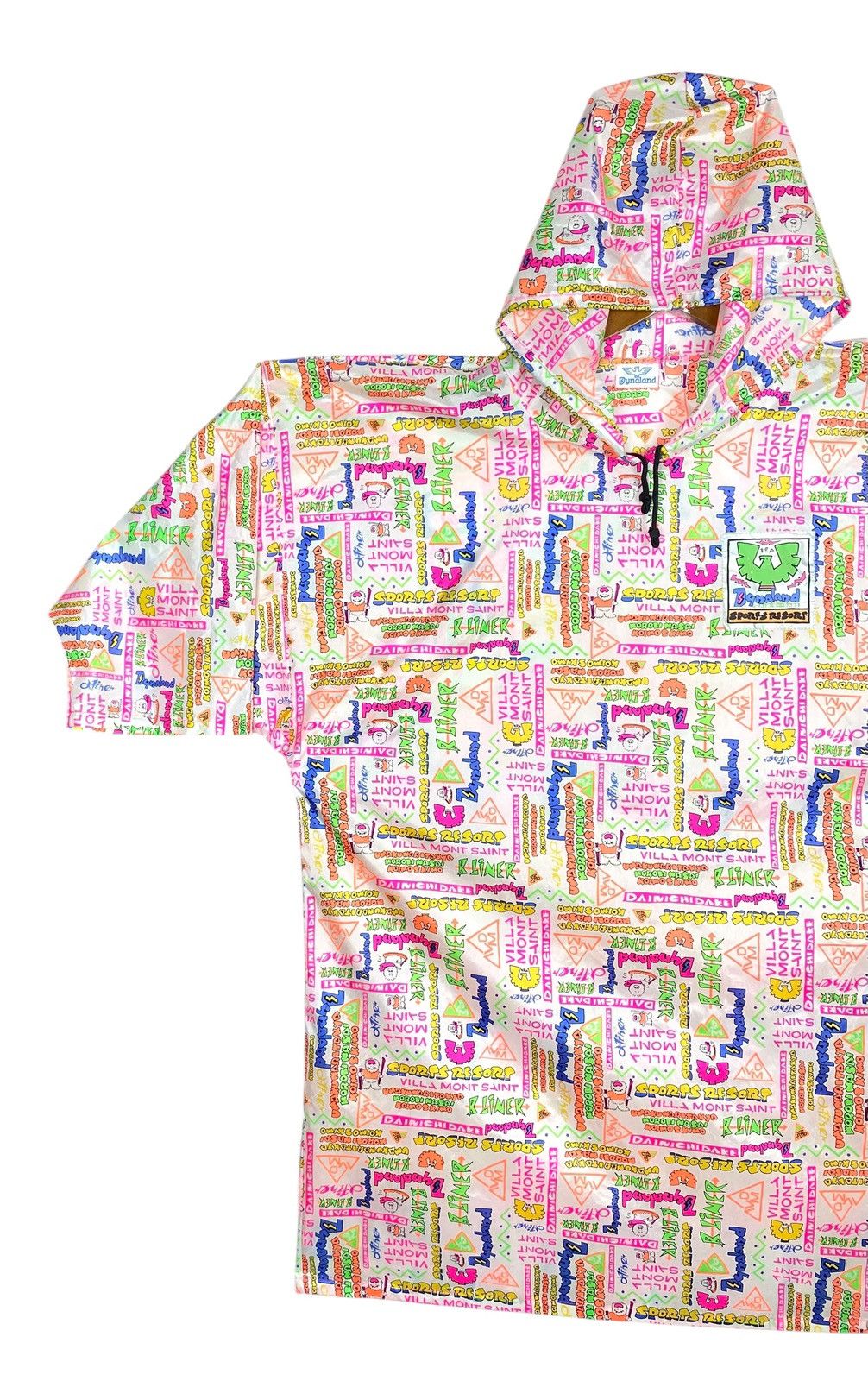 Japanese Brand Rare‼️ Vintage Dynaland Rain Jacket Full Print Size L / US 10 / IT 46 - 2 Thumbnail