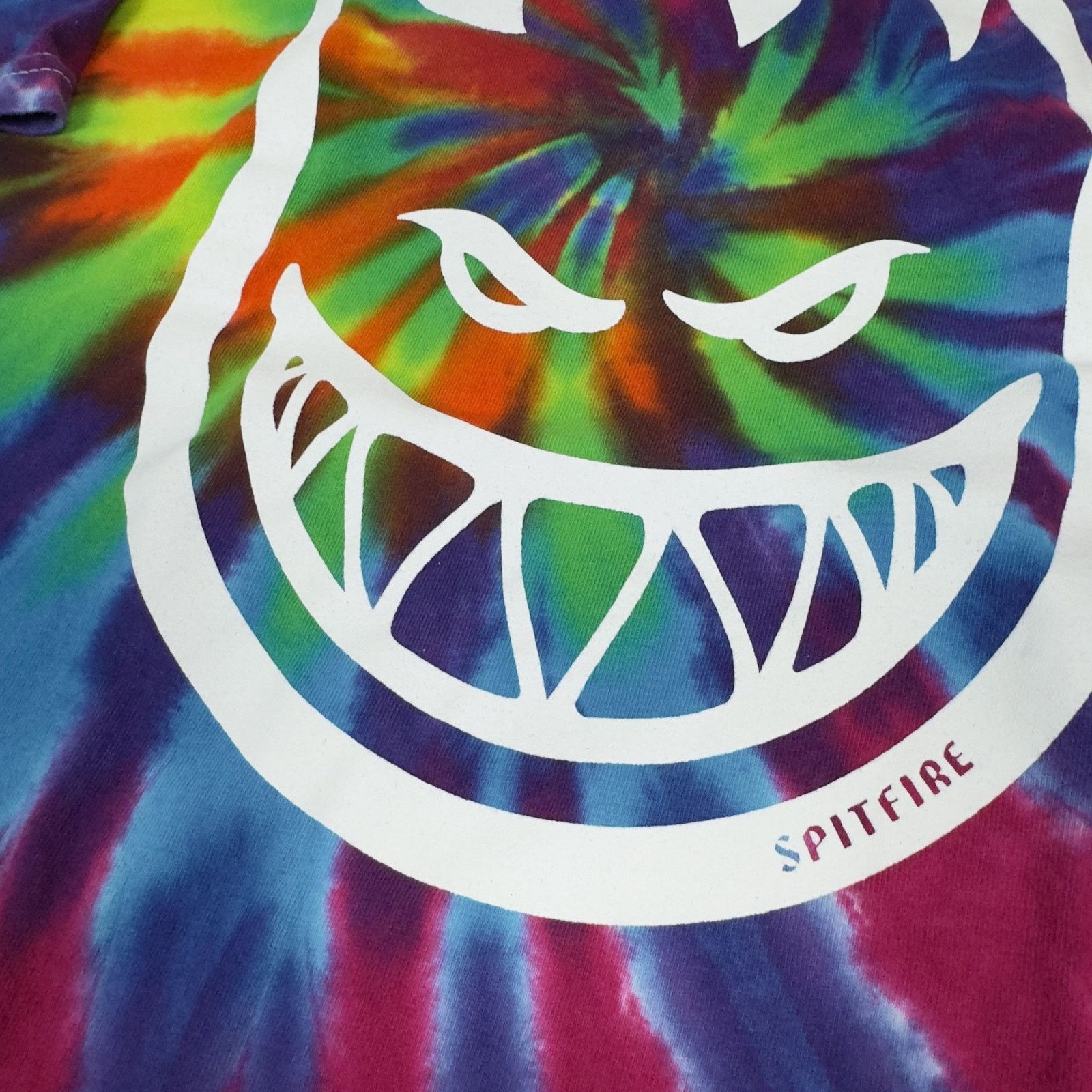 Spitfire Spitfire Wheels Men's Tye Dye Bighead Tie Skate T-Shirt M Size US M / EU 48-50 / 2 - 3 Thumbnail