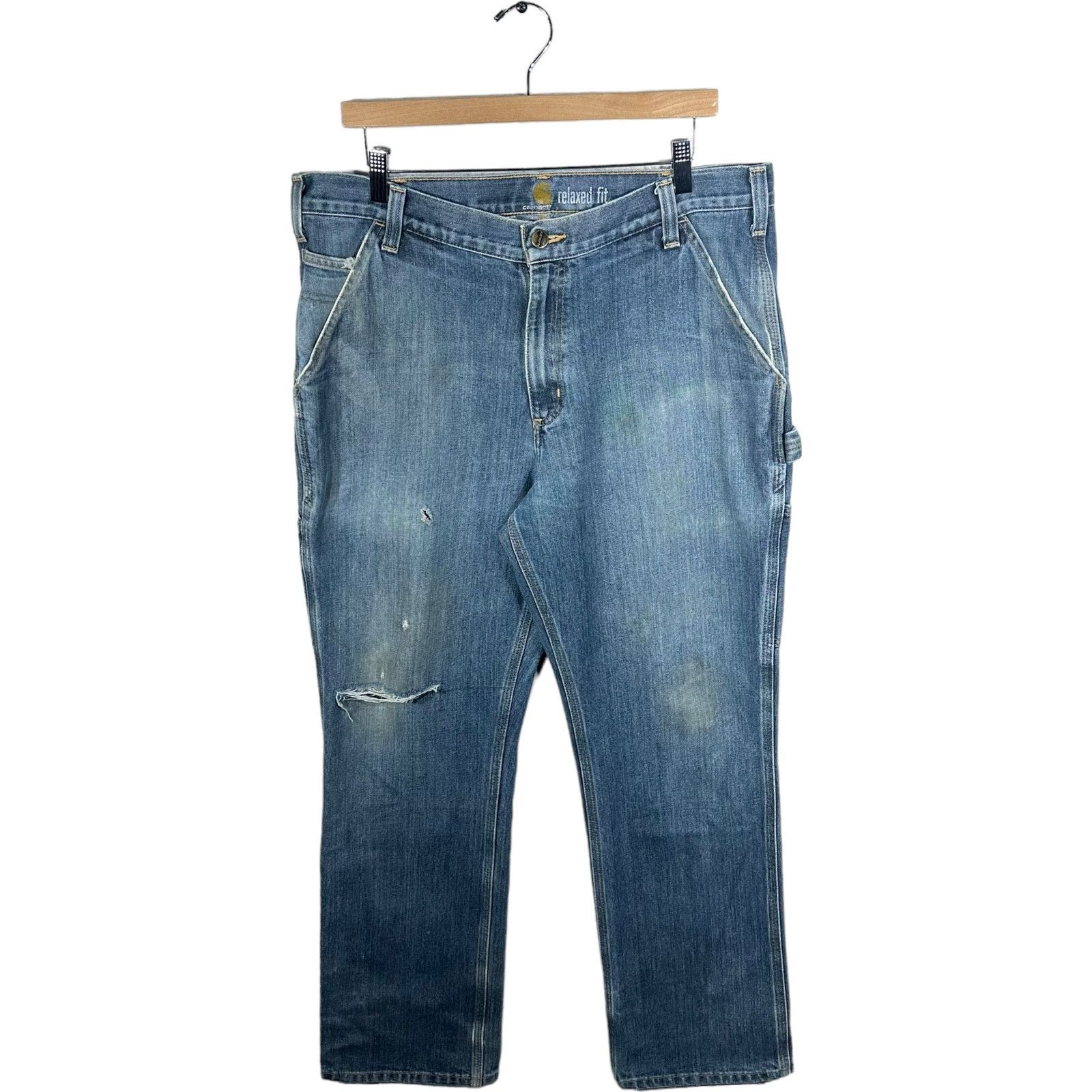 Vintage Vintage Carhartt Carpenter Denim Jeans Size US 36 / EU 52 - 1 Thumbnail