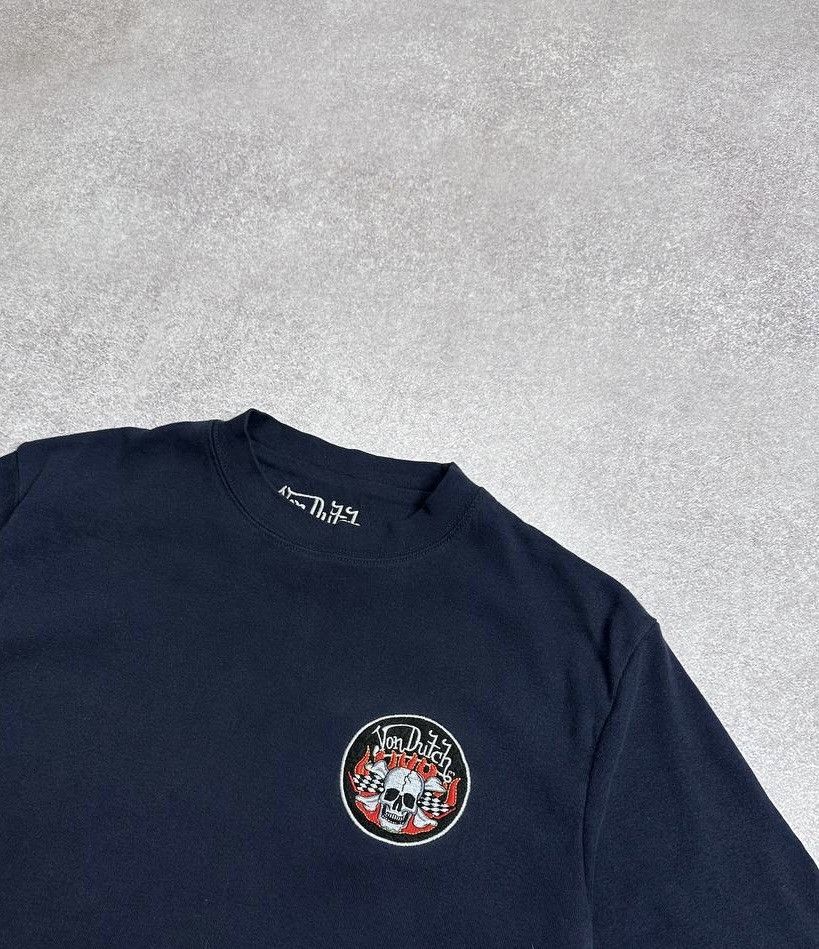 Von Dutch Vintge Von Dutch Skull Embroidery Boxy T-shirt Y2K M Size US M / EU 48-50 / 2 - 2 Thumbnail