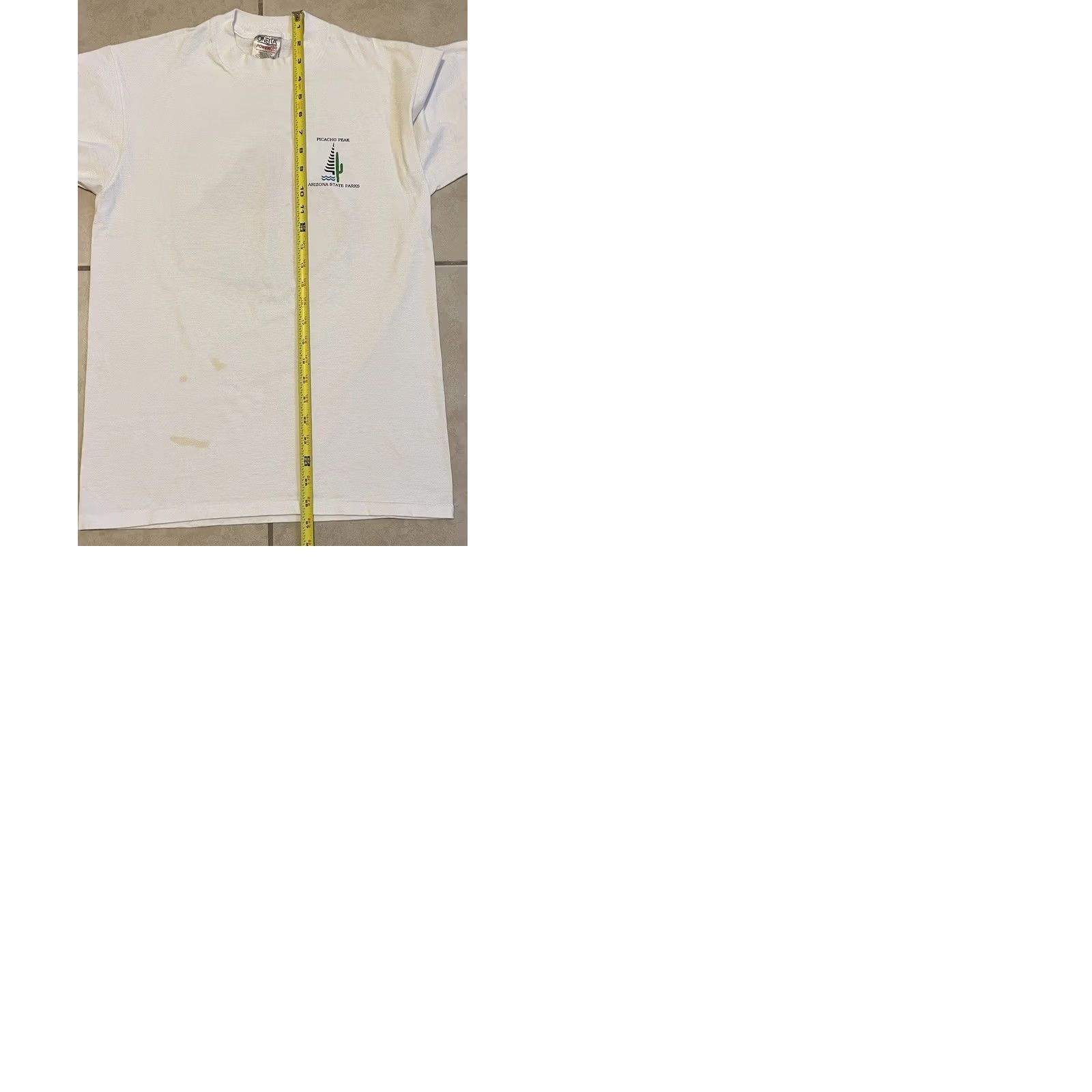 Vintage Vtg 90s Picacho Peak State Park Faded Shirt S Arizona Nature Art Grunge 80s Size US S / EU 44-46 / 1 - 9 Thumbnail