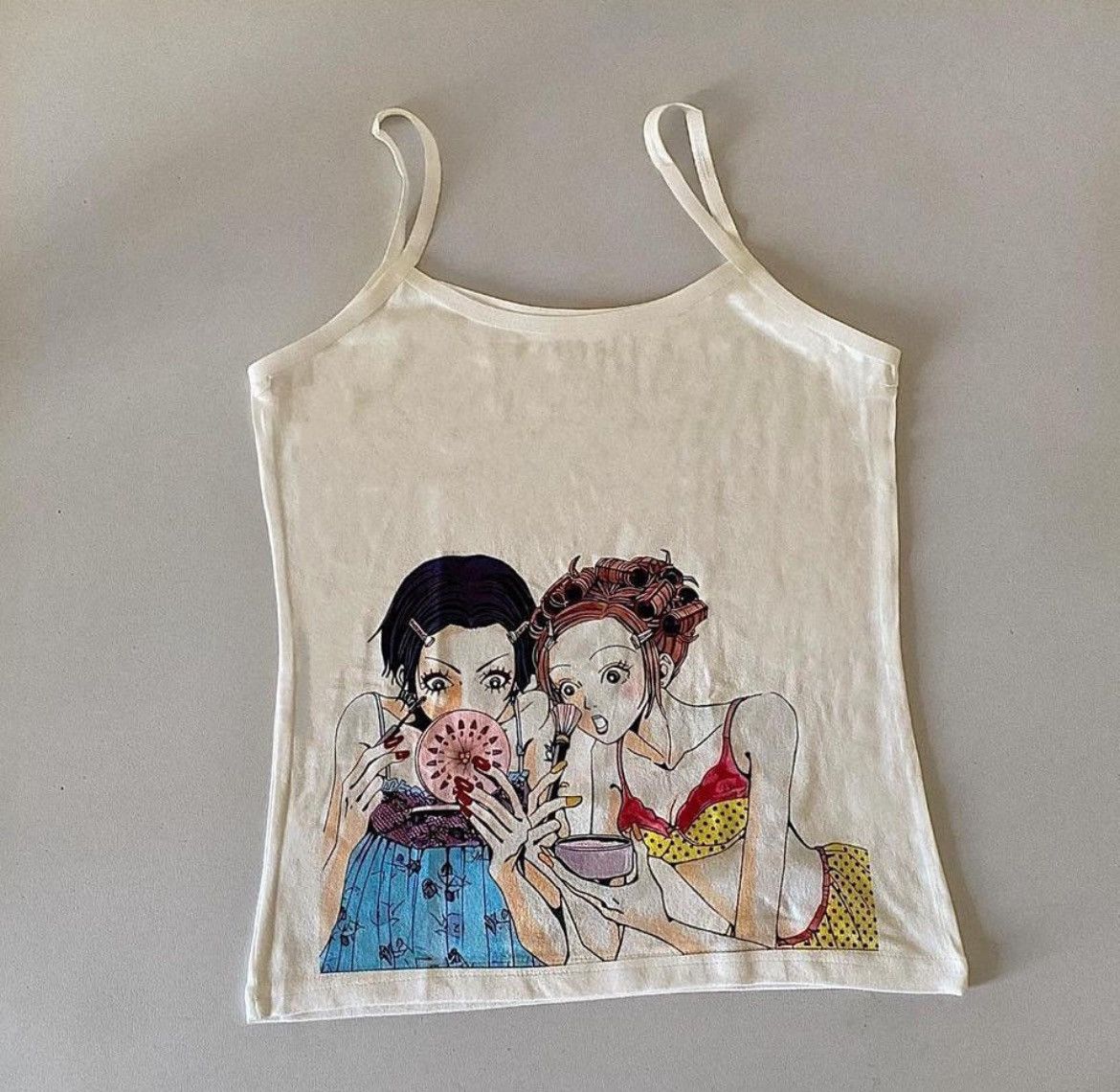 Other Nana Hachi Anime Tank Top Nana Hachi Anime Cream Tshirt Tee Size S / US 4 / IT 40 - 1 Thumbnail