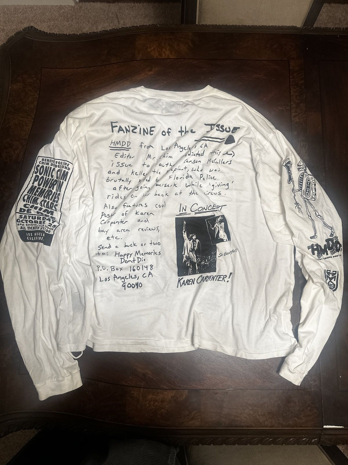 HMDD Happy memories fanzine long sleeve tee Size US XXL / EU 58 / 5 - 2 Thumbnail
