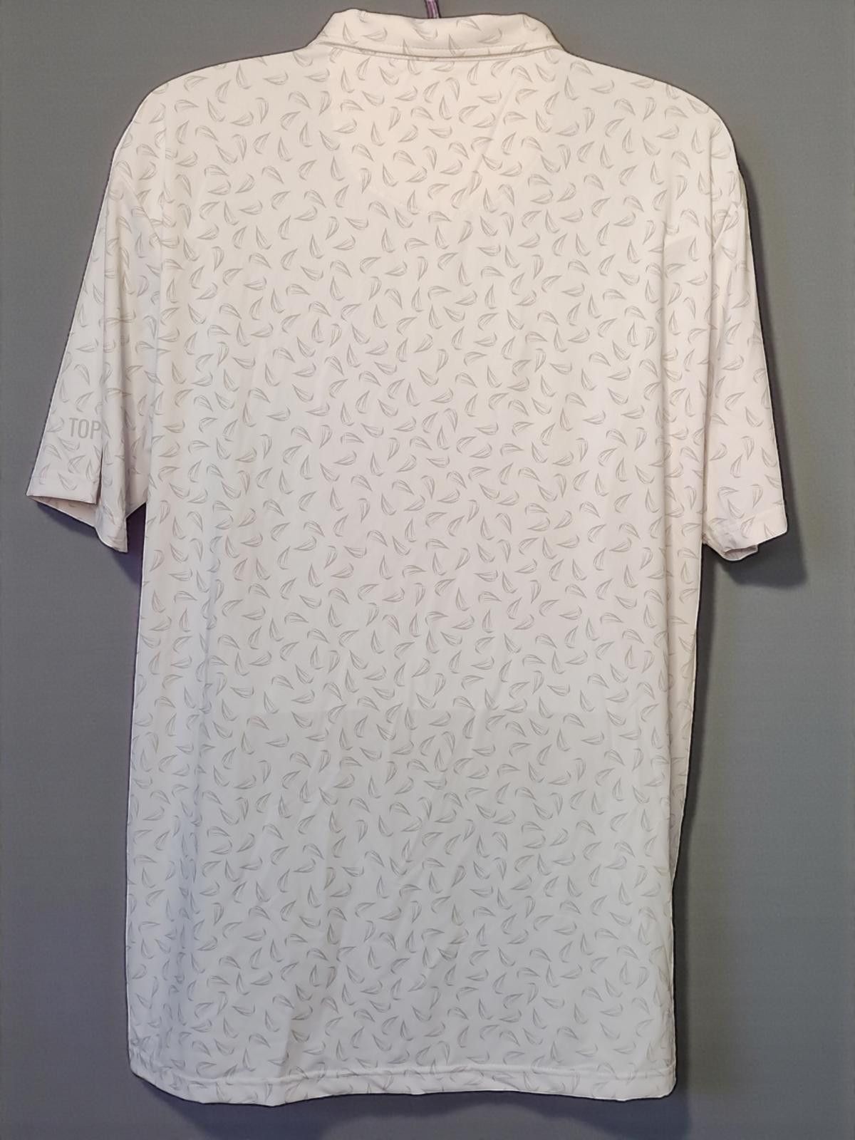 Other Men's White Polo Shirt with Subtle Pattern by TOPSAIL RE Size US XL / EU 56 / 4 - 5 Thumbnail