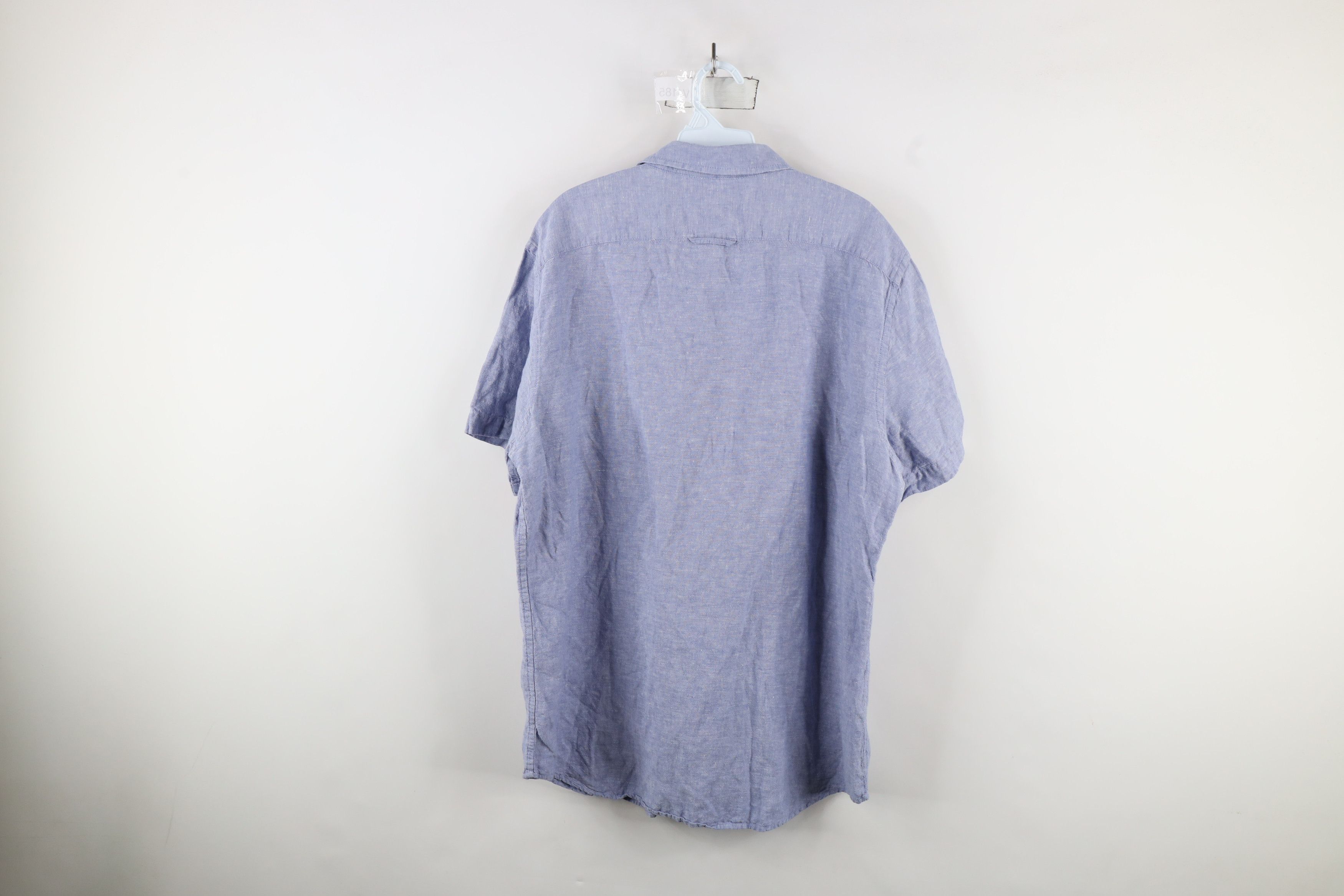 Banana Republic × Vintage Banana Republic Chambray Short Sleeve Button Shirt Blue Size US XL / EU 56 / 4 - 8 Thumbnail