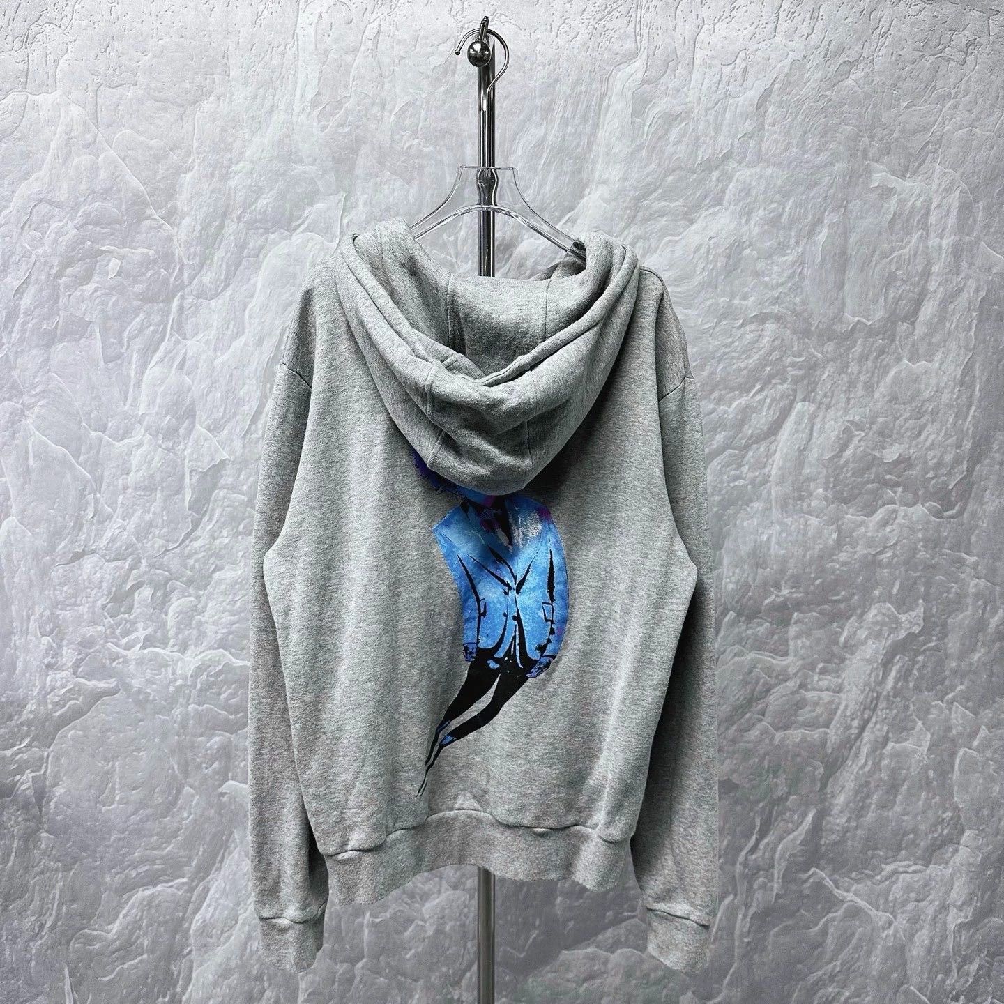 Louis Vuitton louis vuitton gray neon print hoodie Size US L / EU 52-54 / 3 - 4 Thumbnail