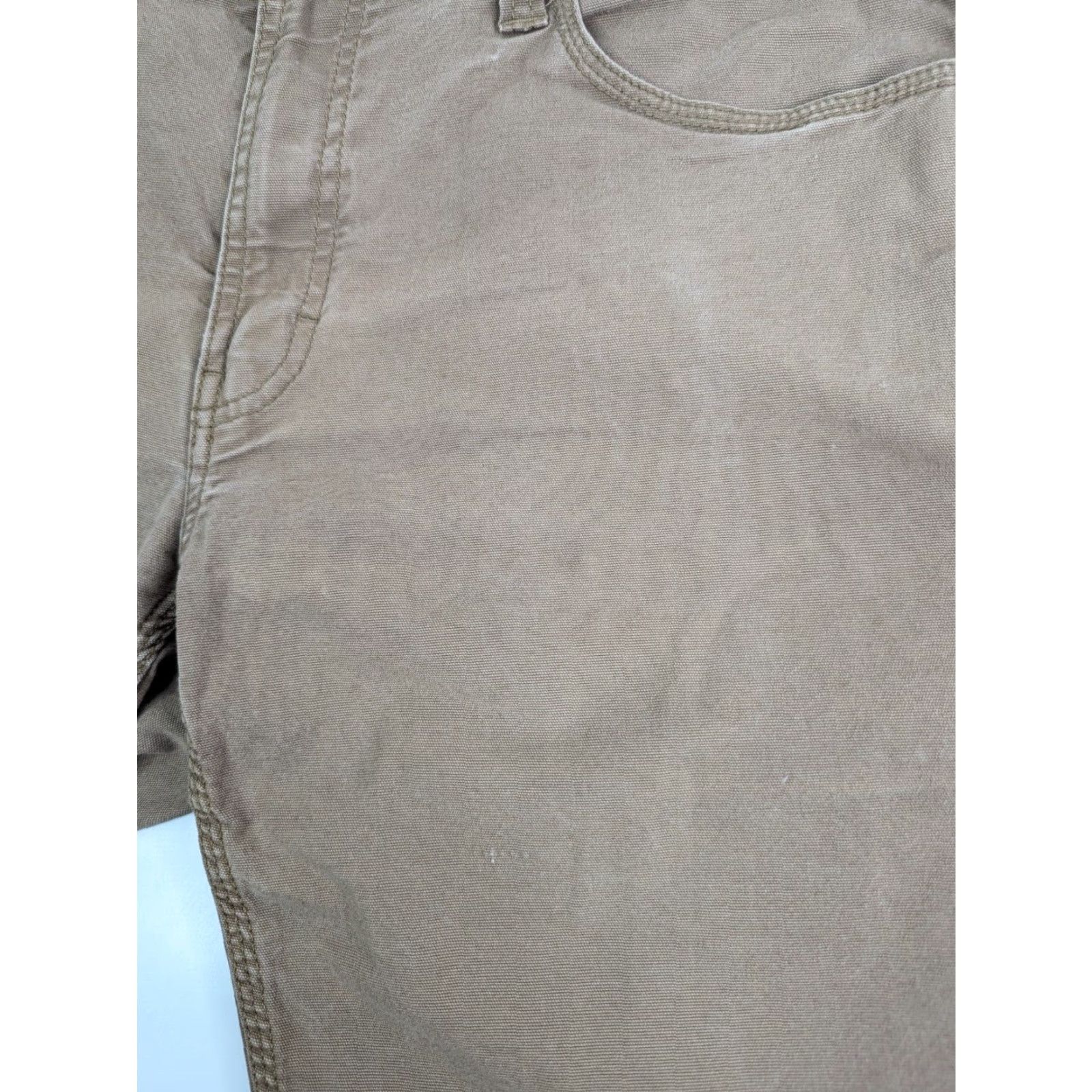 Ariat Ariat Mens Cargo Shorts 34 Brown Rebar M4 Relaxed Straight Pocket Work Raw Hem Size US 34 / EU 50 - 2 Thumbnail