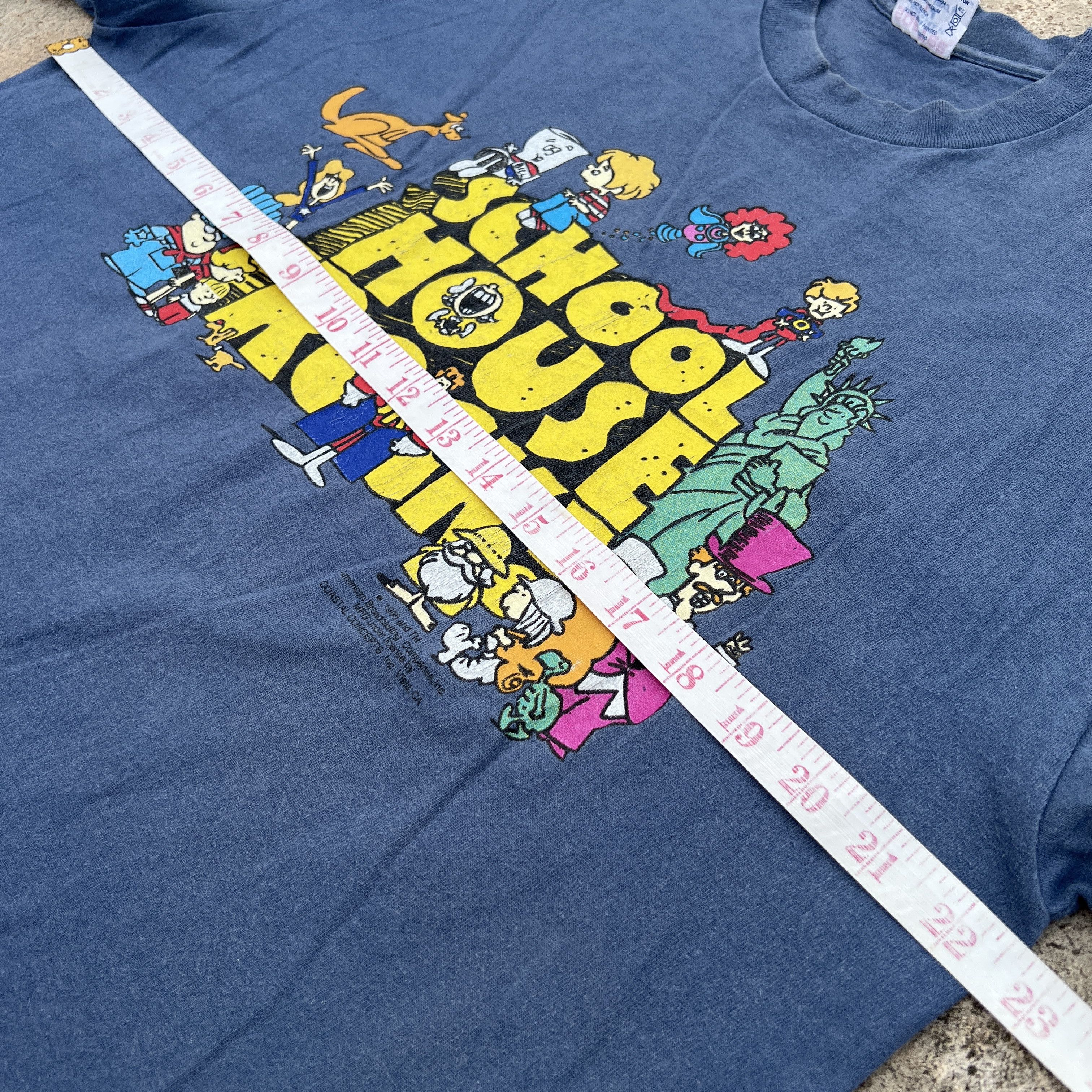 Cartoon Network × Vintage Vintage 90s School House Rock comic funny Tee XL Faded Size US XL / EU 56 / 4 - 6 Thumbnail