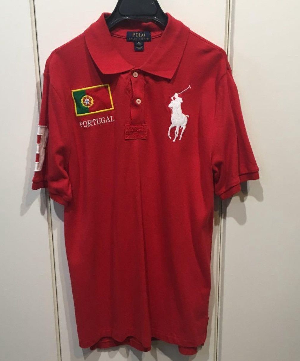 Ralph Lauren White Portugal Flag Polo La Capone