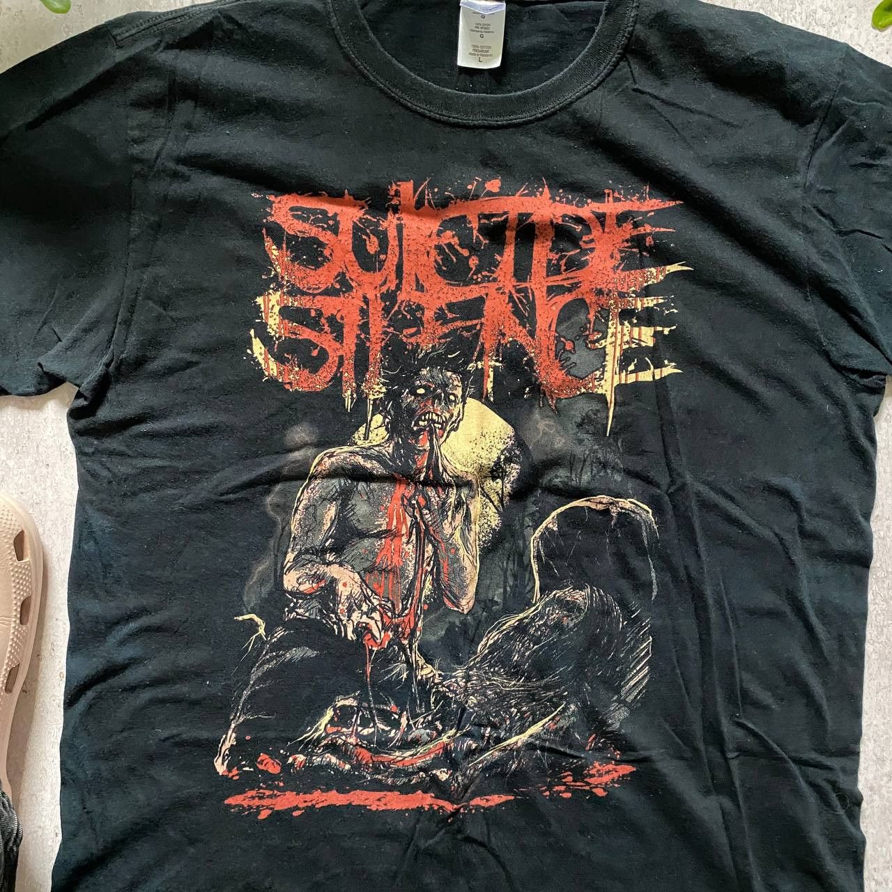 Band Tees VINTAGE RARE SUICIDE SILENCE METAL BAND FADED T SHIRT 92 Size US L / EU 52-54 / 3 - 2 Thumbnail
