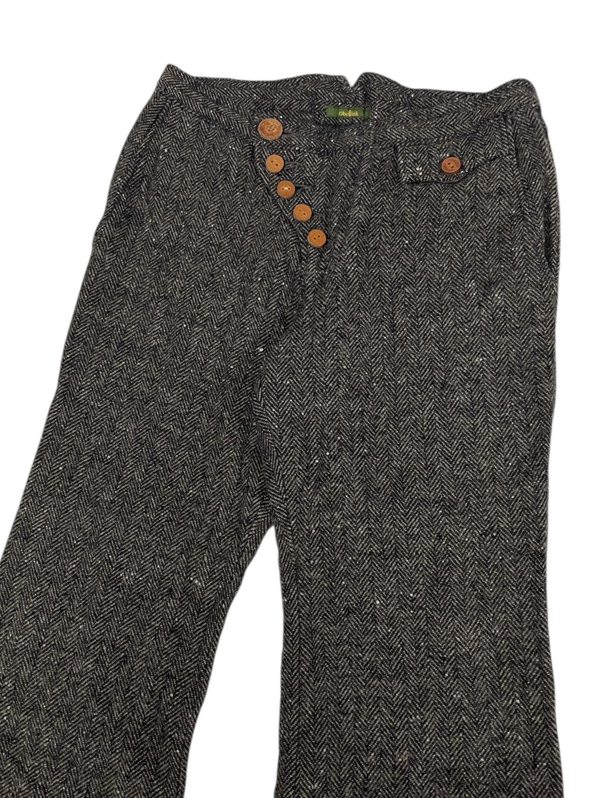 14th Addiction Obelisk Japan Flare Wool Pants Size US 29 - 3 Thumbnail