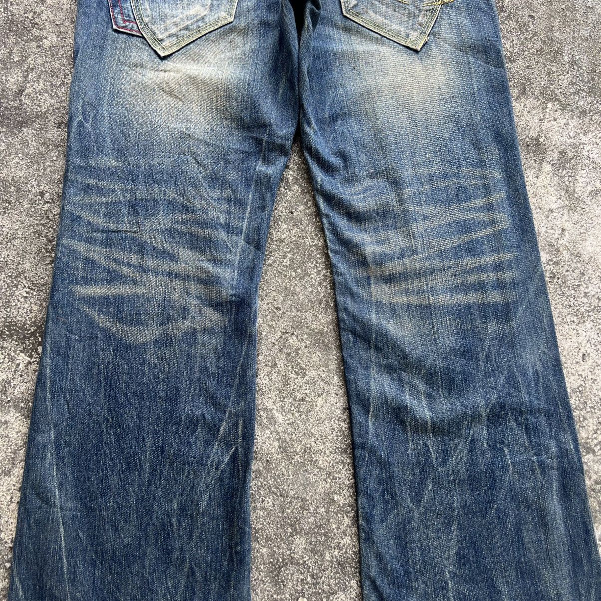 Japanese Brand “RED PEPPER” DISTRESS/FADED BLUE JEANS Size US 30 / EU 46 - 14 Thumbnail
