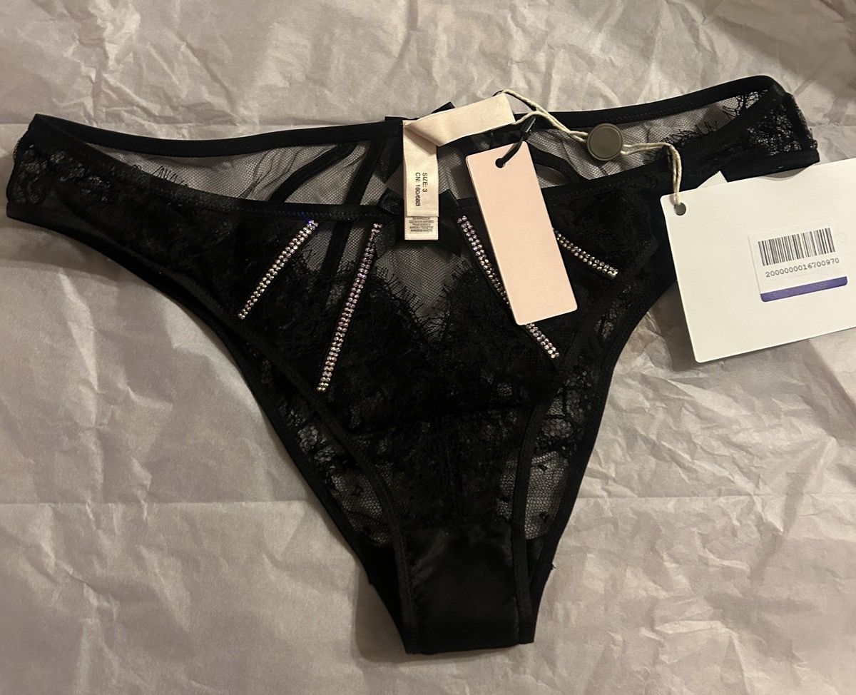 Agent Provocateur AGENT PROVOCATEUR Caitriona crystal-embellished briefs Size 28" / US 6 / IT 42 - 6 Thumbnail