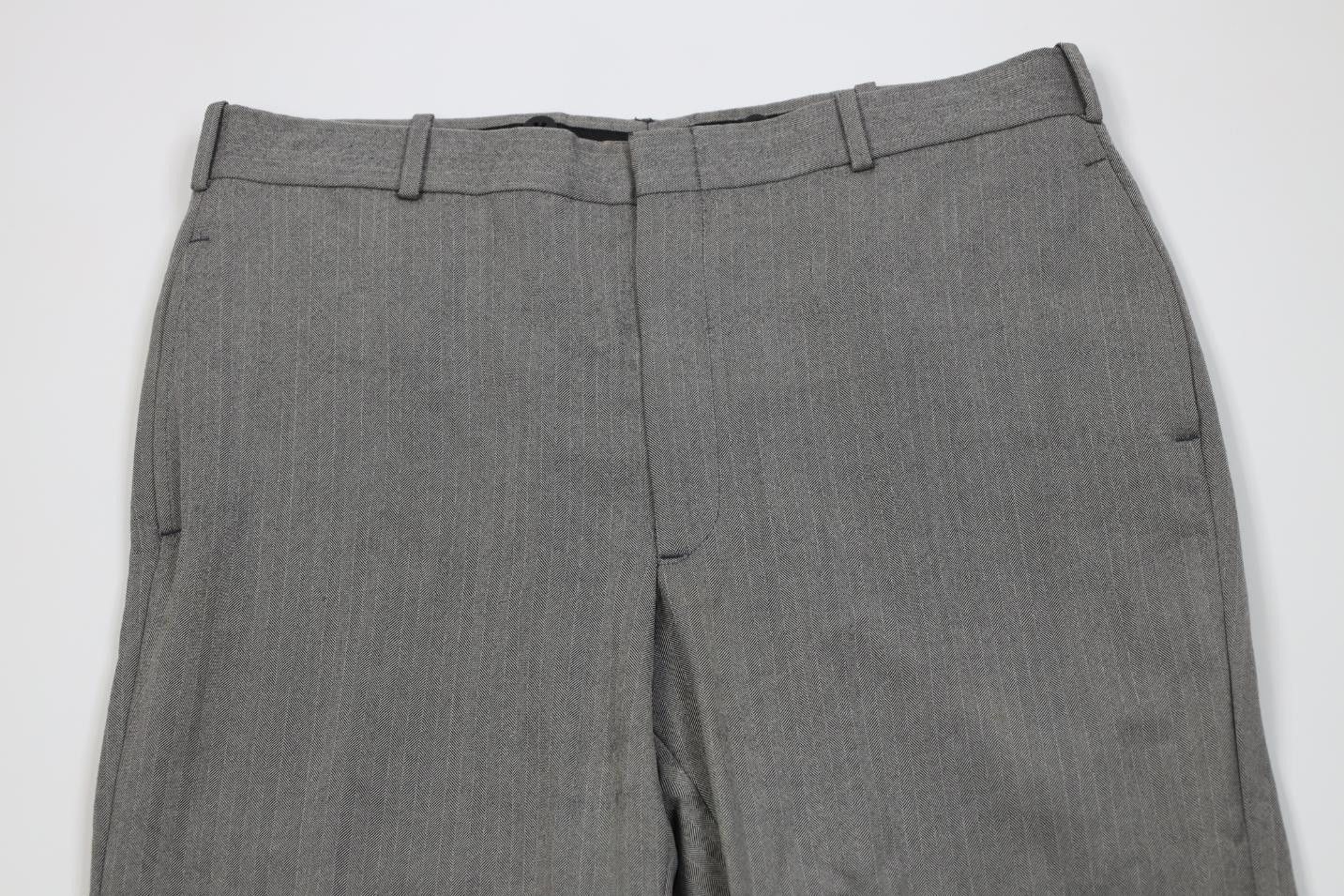 Vintage Vintage 70s Streetwear Herringbone Wide Leg Chino Pants USA Size US 34 / EU 50 - 2 Thumbnail