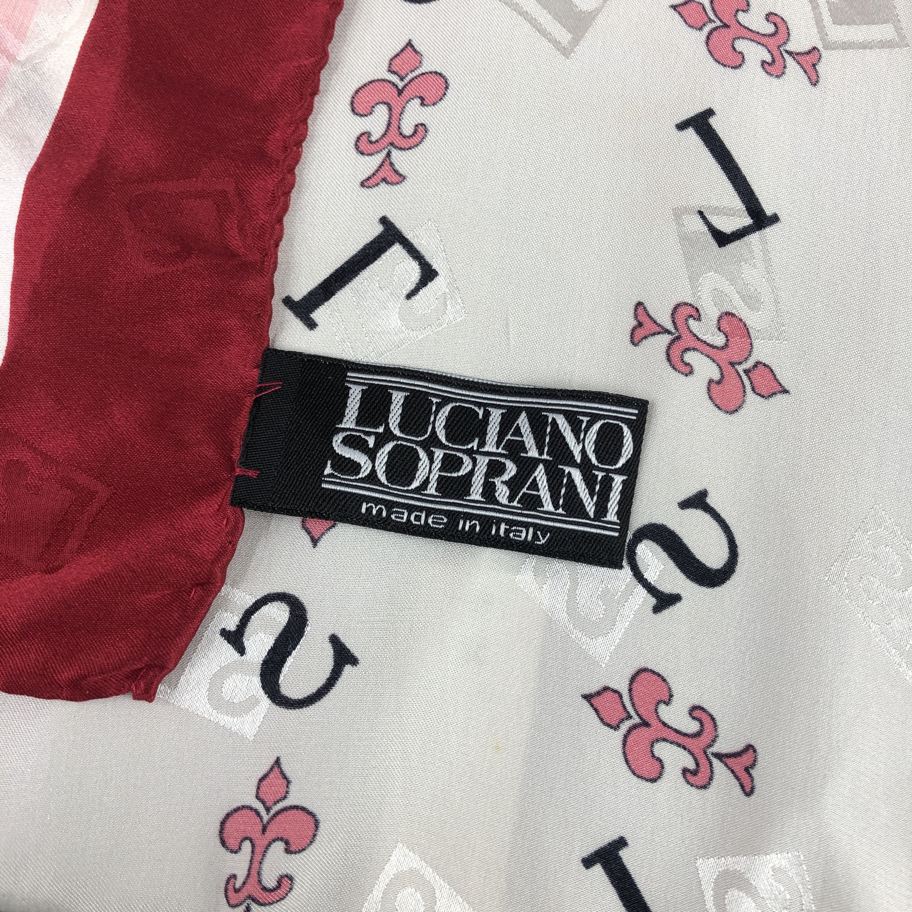 Vintage Vintage Luciano Soprani SILK Scarf Twill Stole Wraps Scarves Size ONE SIZE - 19 Thumbnail