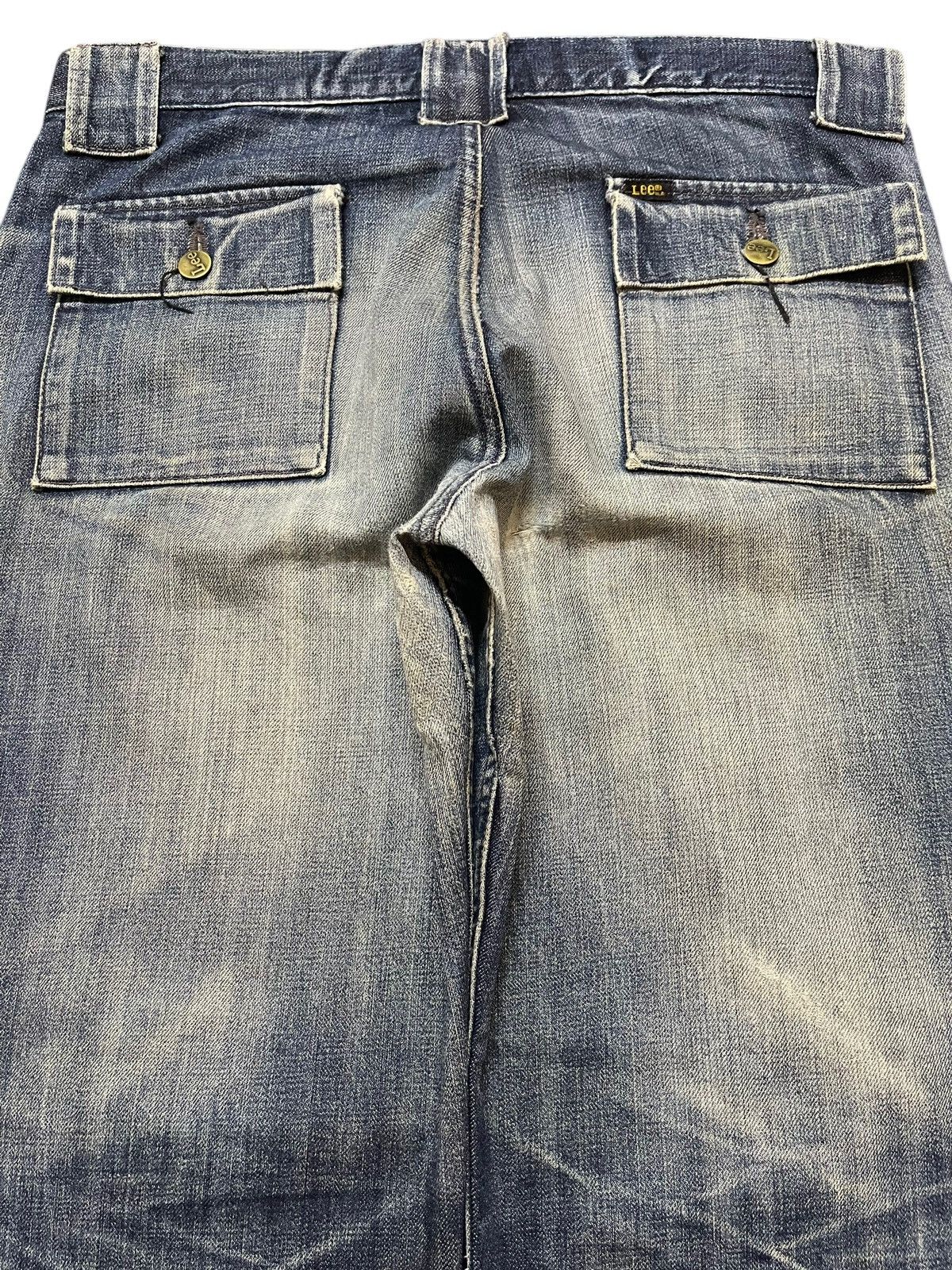 Lee Vintage Lee Bush Pants Faded Wash Style Baggy Style Jeans Size US 33 - 5 Thumbnail
