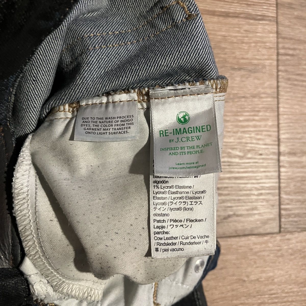 J.Crew Custom Waxed/Painted Baggy Flares Size US 34 / EU 50 - 4 Thumbnail