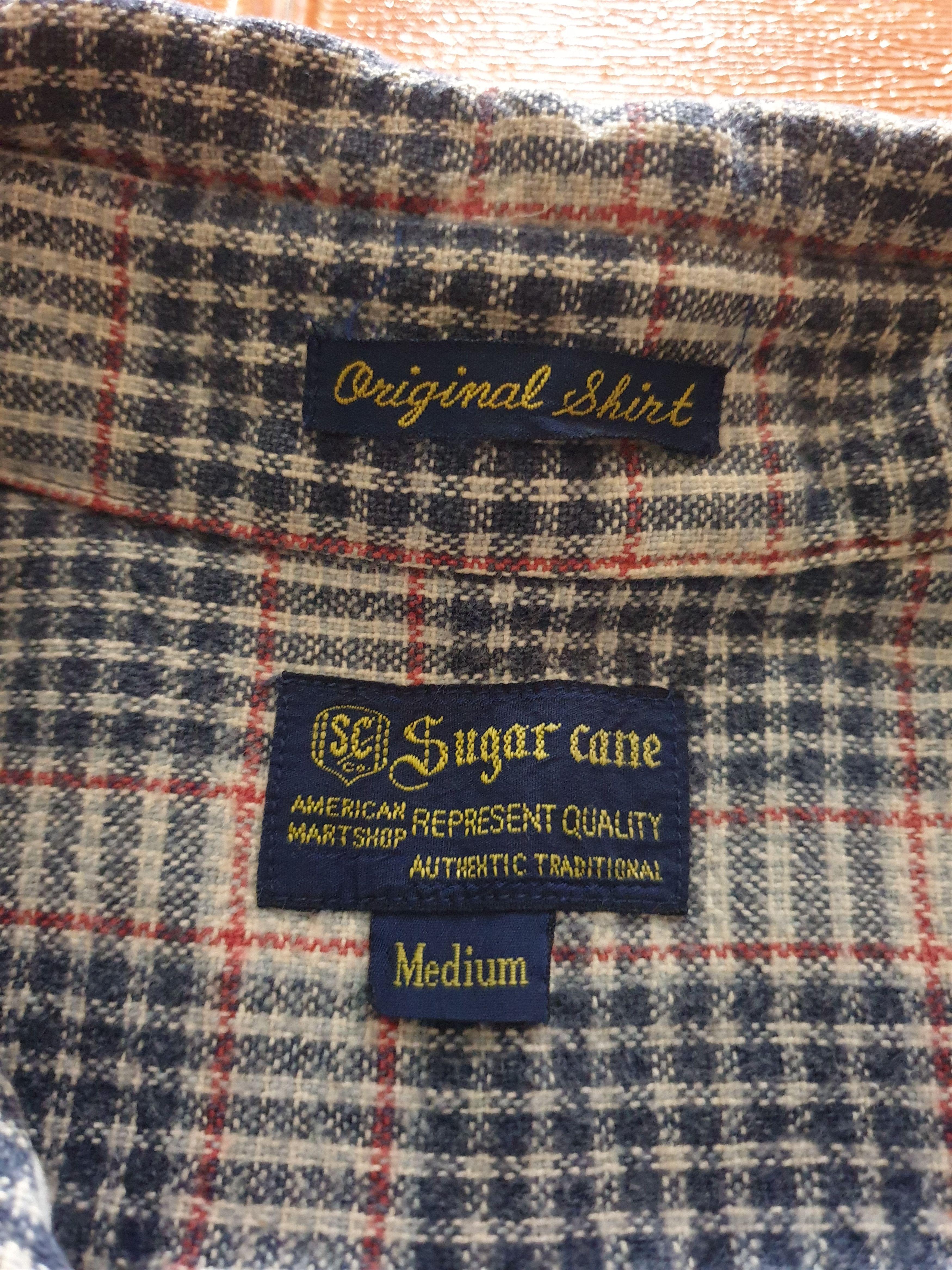 Sugar Cane 💥Sugarcane checkered Japanese brand shirt Size US M / EU 48-50 / 2 - 2 Thumbnail
