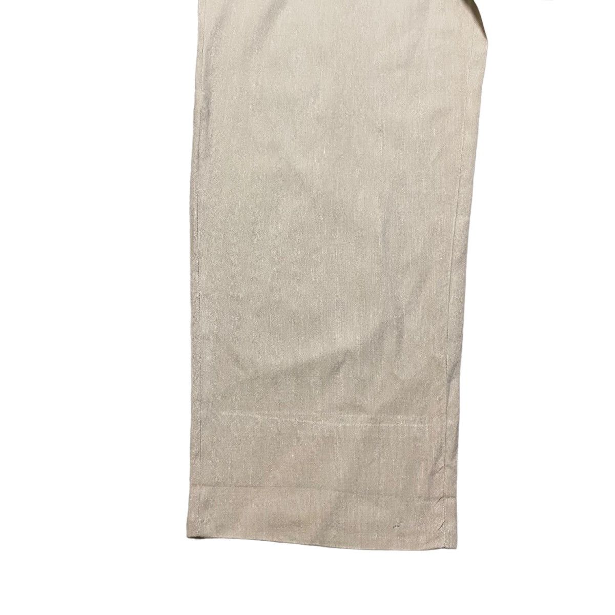 Comme des Garcons Homme AD1989 Comme Des Garcons Homme Linen Baggy Pants Size US 28 / EU 44 - 7 Thumbnail