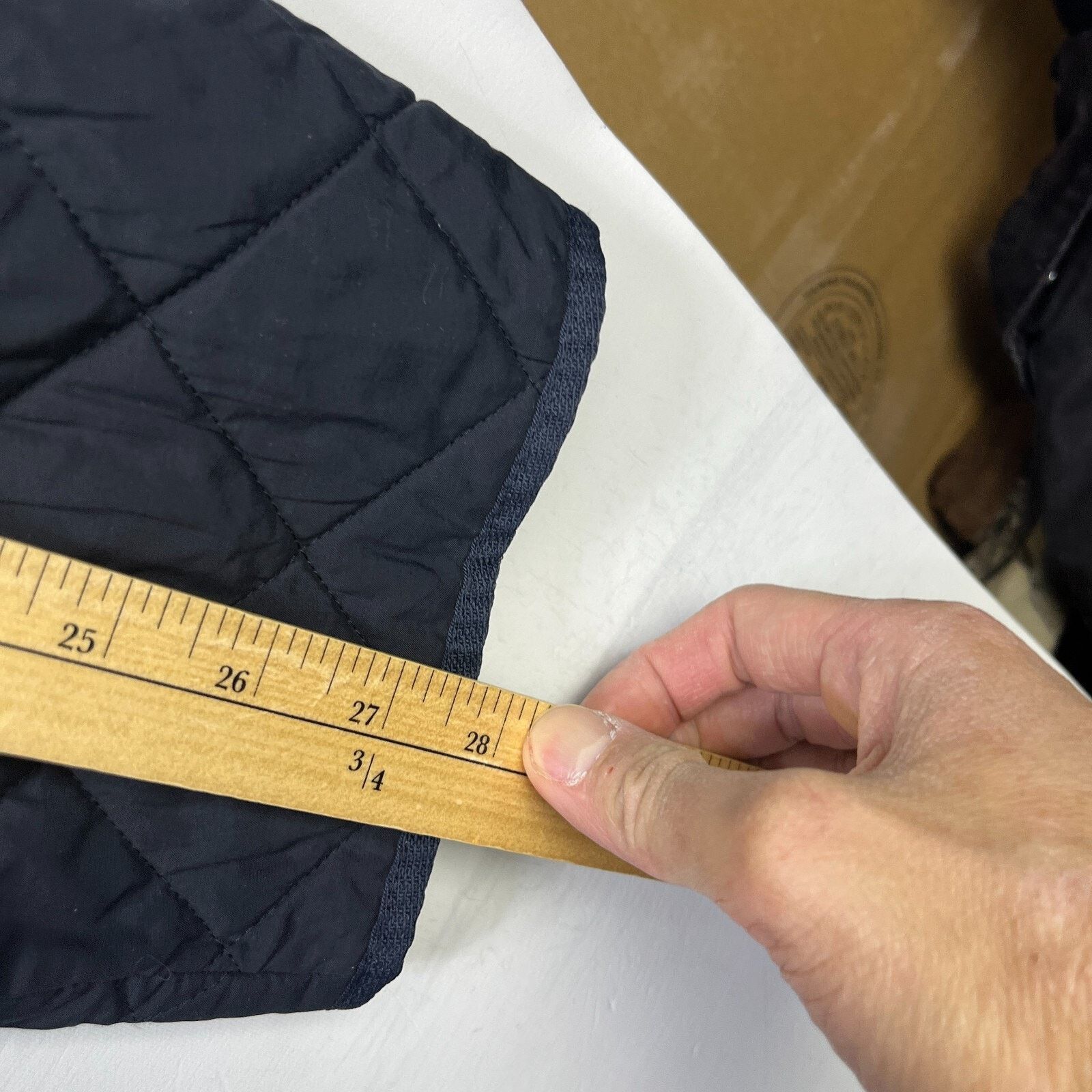 Barbour × Vintage Vintage Barbour D34 Milano Fine Cotton Quilt Jacket Mens 2XL Size US XXL / EU 58 / 5 - 14 Thumbnail
