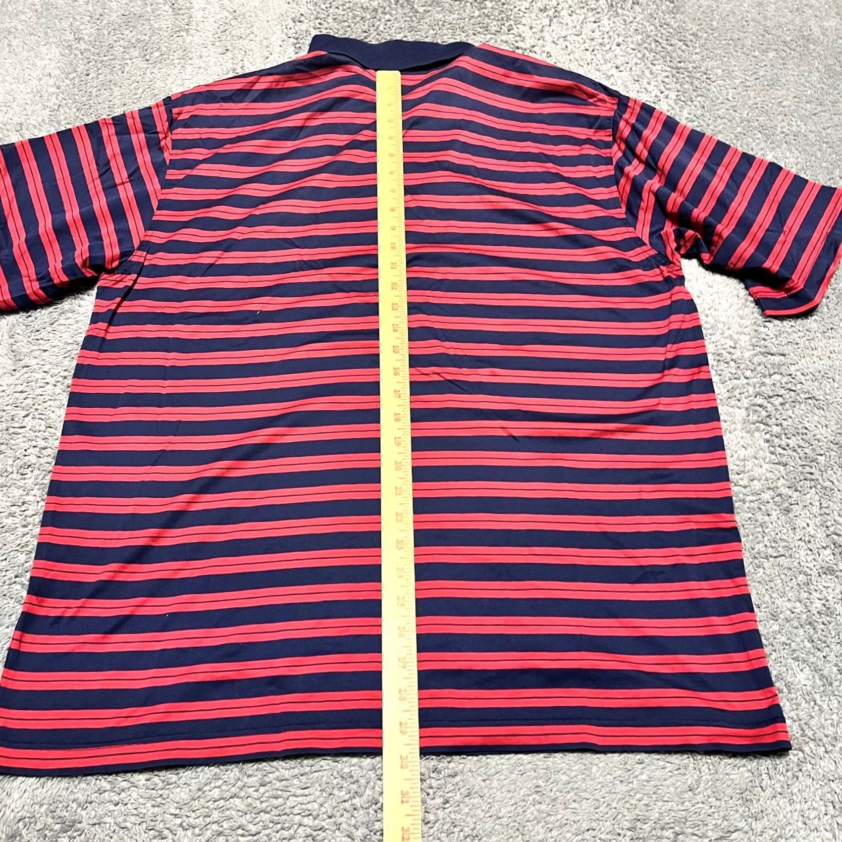 Vintage Masters Augusta National Polo Shirt Mens XL Red Blue Stripe Golf Size US XL / EU 56 / 4 - 5 Thumbnail