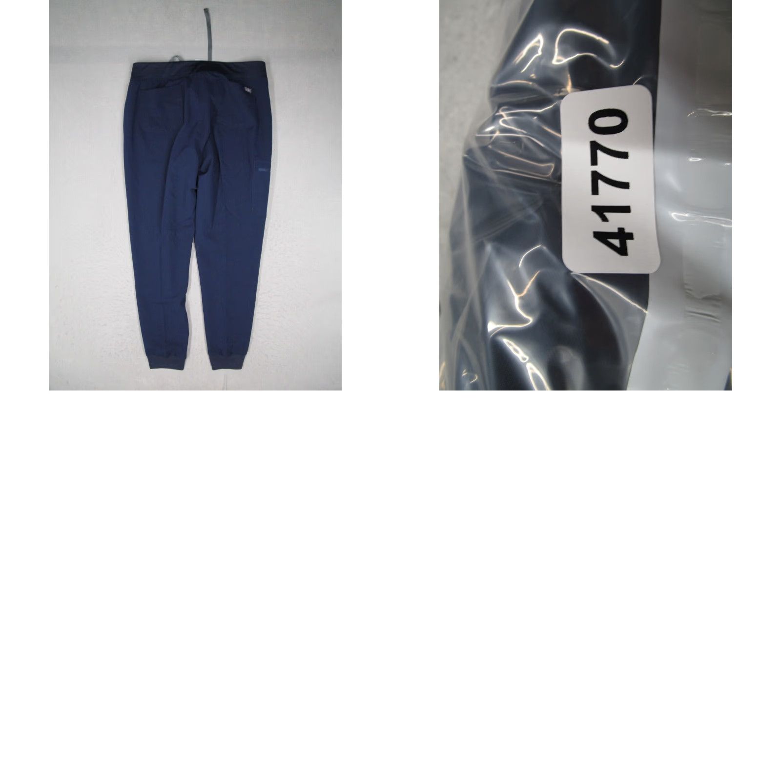 Vintage Figs Jogger Women Extra Large Tall Blue Zamora Technical Scrub W18SW2005T 34x31 Size 40" / US 18 - 8 Thumbnail
