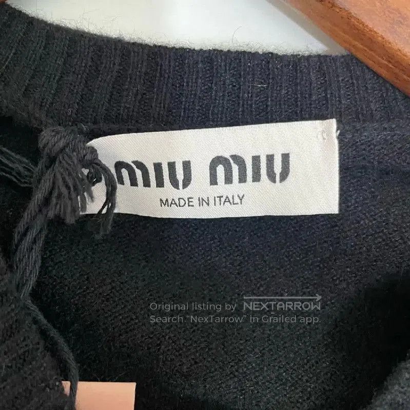 Miu Miu Miu Miu Women's Black Wool Cardigan . Size S / US 4 / IT 40 - 3 Thumbnail