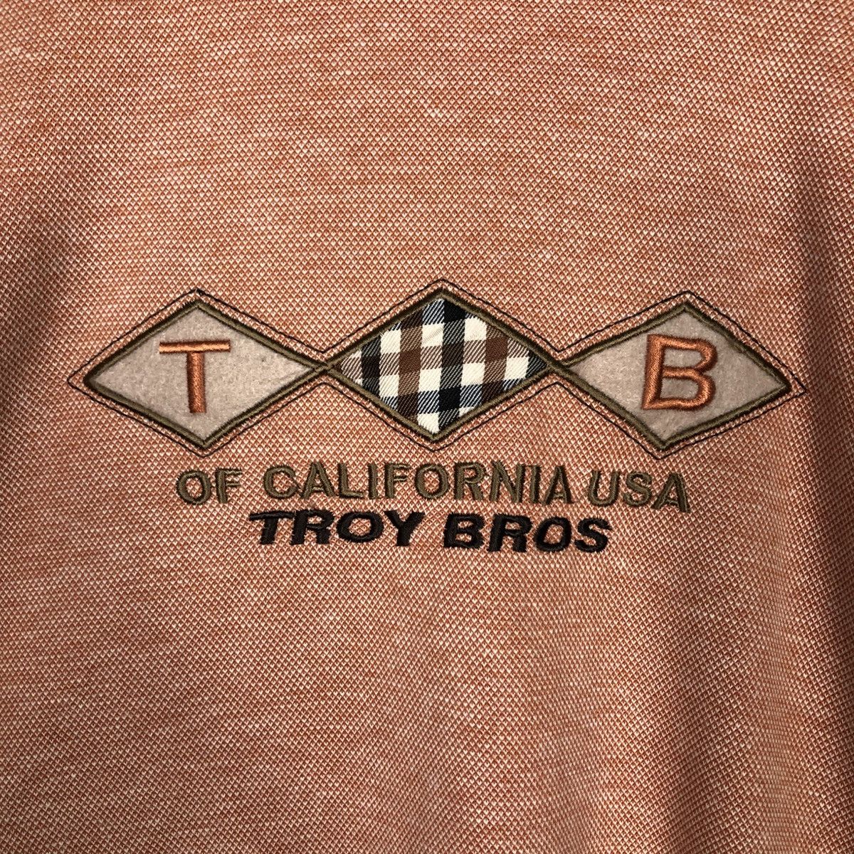 Japanese Brand 📌Vintage Sweatshirt Troy Bros Big Logo Embroidery Size US M / EU 48-50 / 2 - 14 Thumbnail