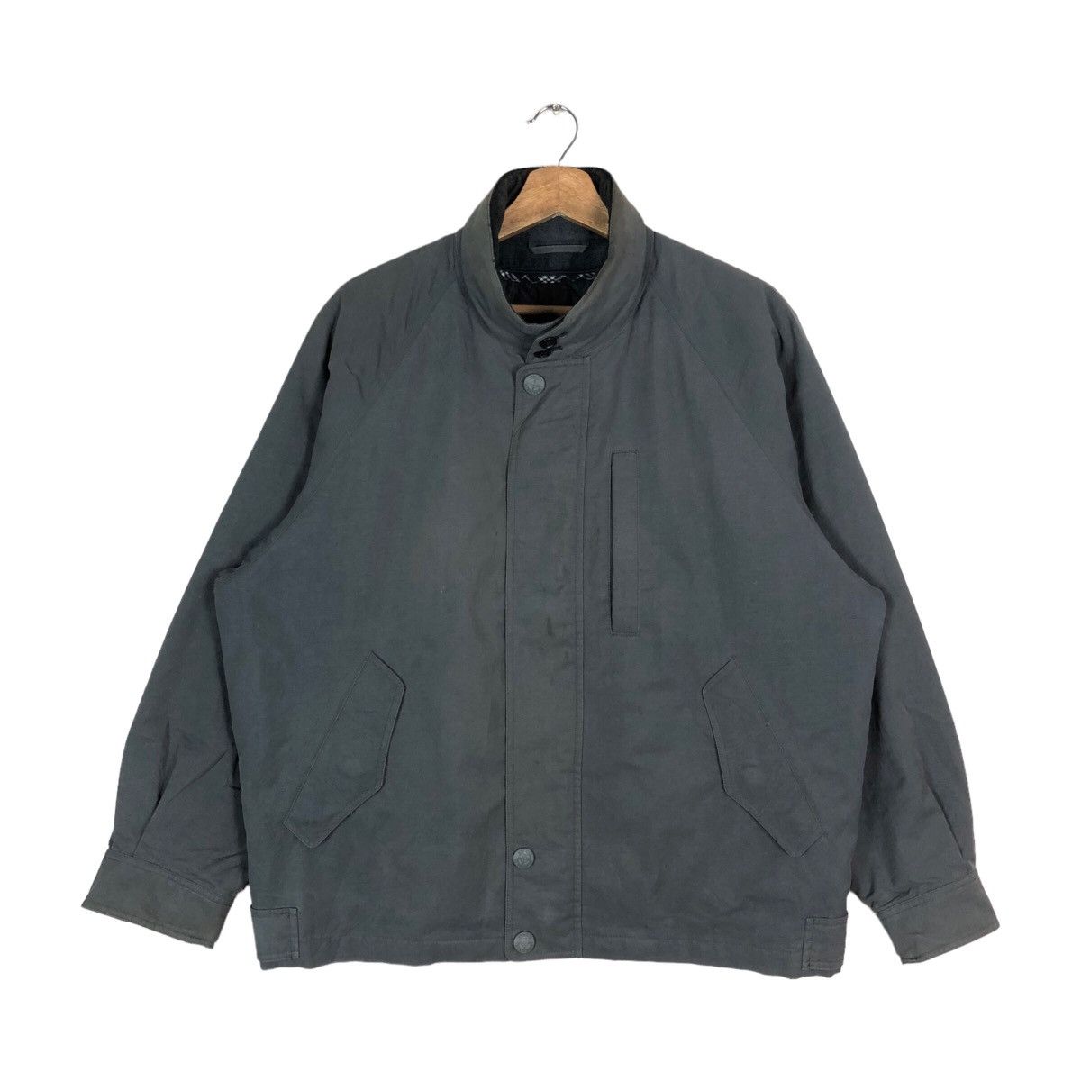 Burberry Burberrys Snap Button Hidden Zipper Jacket Size US L / EU 52-54 / 3 - 1 Thumbnail
