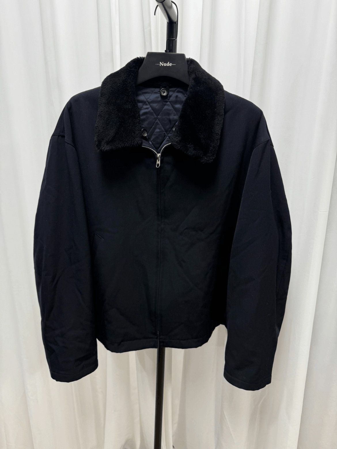Yohji Yamamoto Yohji Yamamoto Cotton Filled Fur Neck Jacket-2505 Size US L / EU 52-54 / 3 - 1 Thumbnail