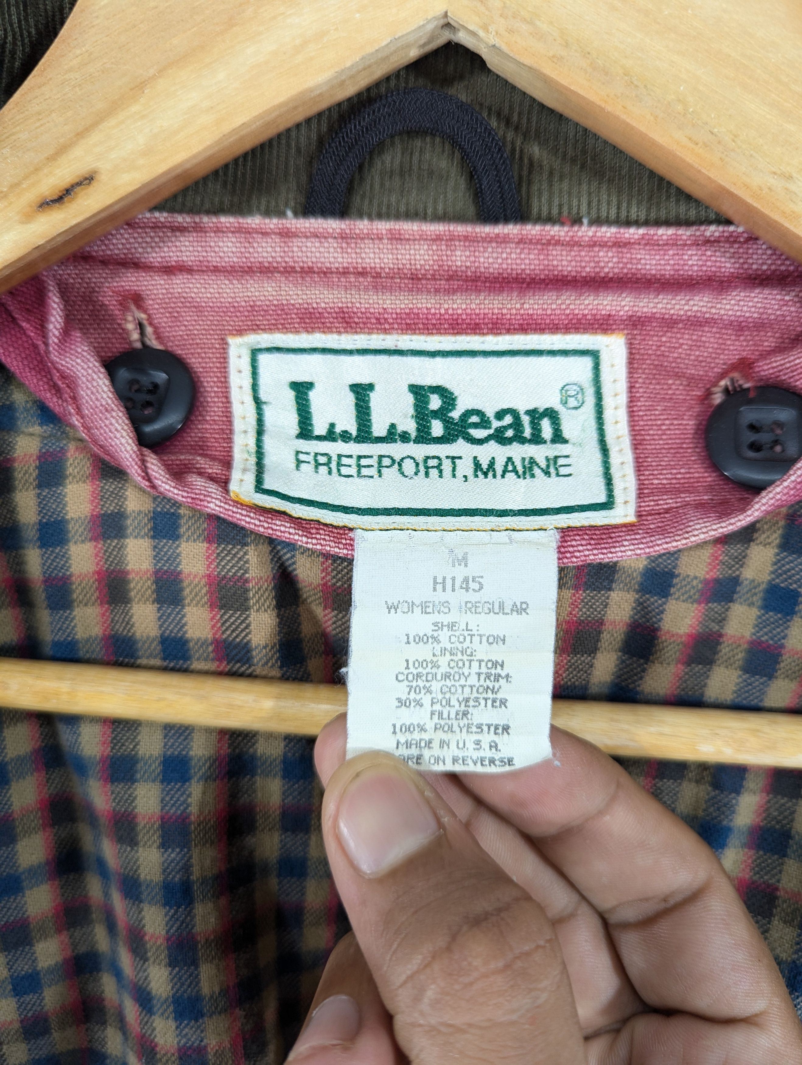 L.L. Bean Vintage L.L.Bean Blanket Lined Chore Sunfaded Jacket Size M / US 6-8 / IT 42-44 - 15 Thumbnail