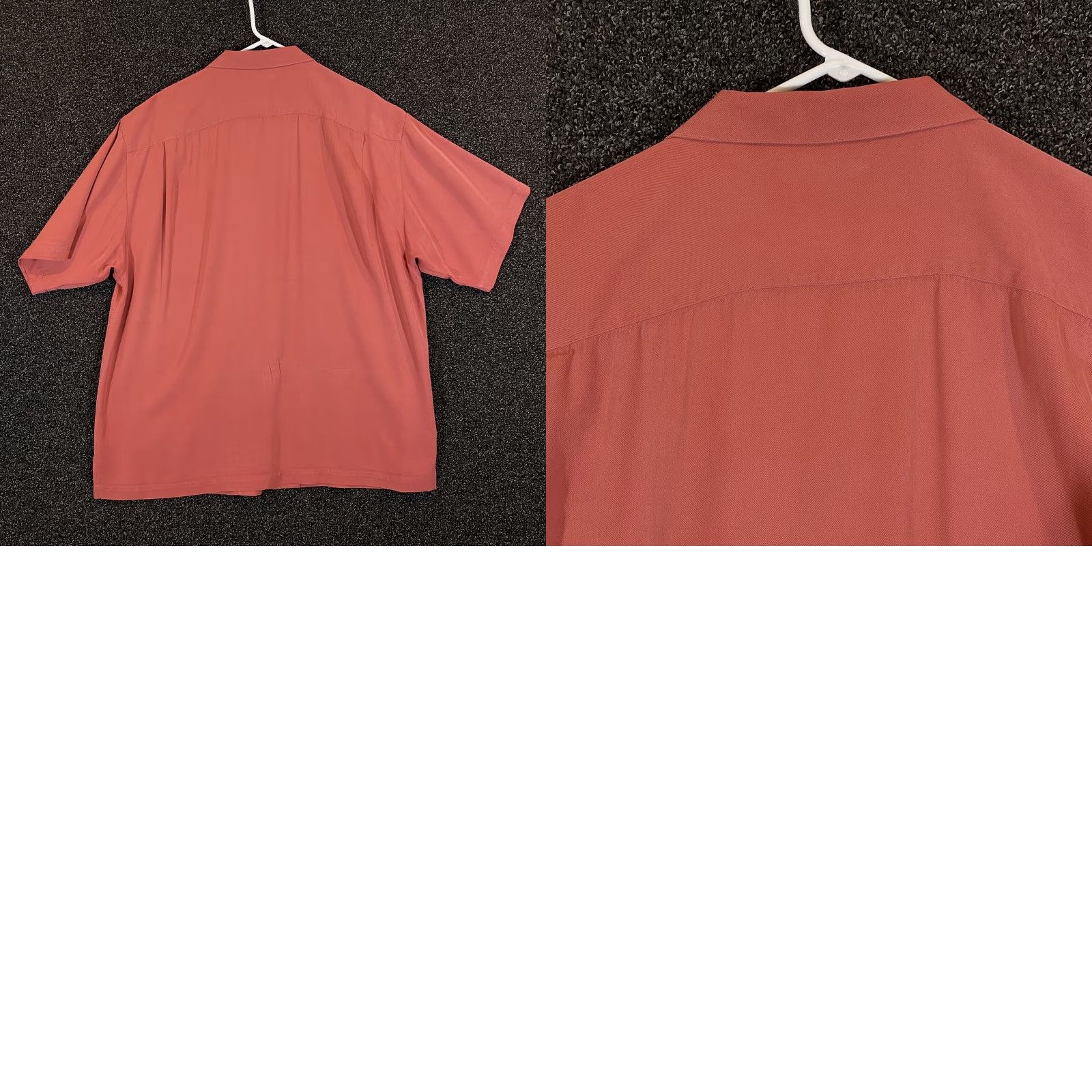 Tommy Bahama Tommy Bahama Shirt Mens XL Red Silk Relax Casual Button-Up Short Sleeve Polo Hawaiian Flower Size US XL / EU 56 / 4 - 8 Thumbnail