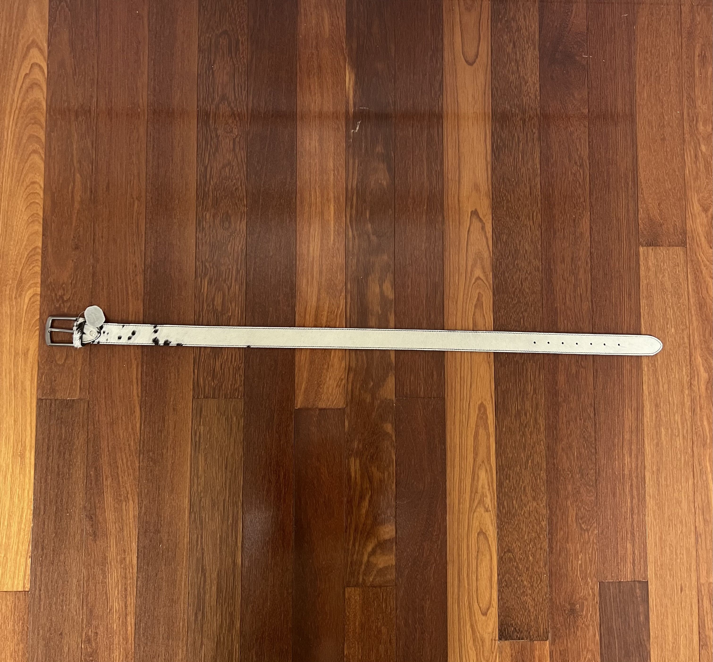 Mutimer 💚 Mutimer Triple White Cowhide Belt NEW Small/Medium Size ONE SIZE - 1 Thumbnail