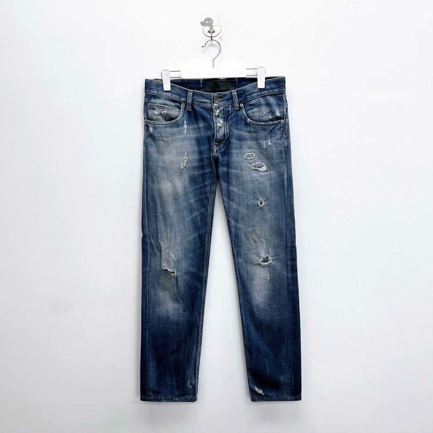 Dolce & Gabbana Dolce & Gabbana Distressed Yellow Denim Jeans 48 Men Size US 32 / EU 48 - 1 Thumbnail