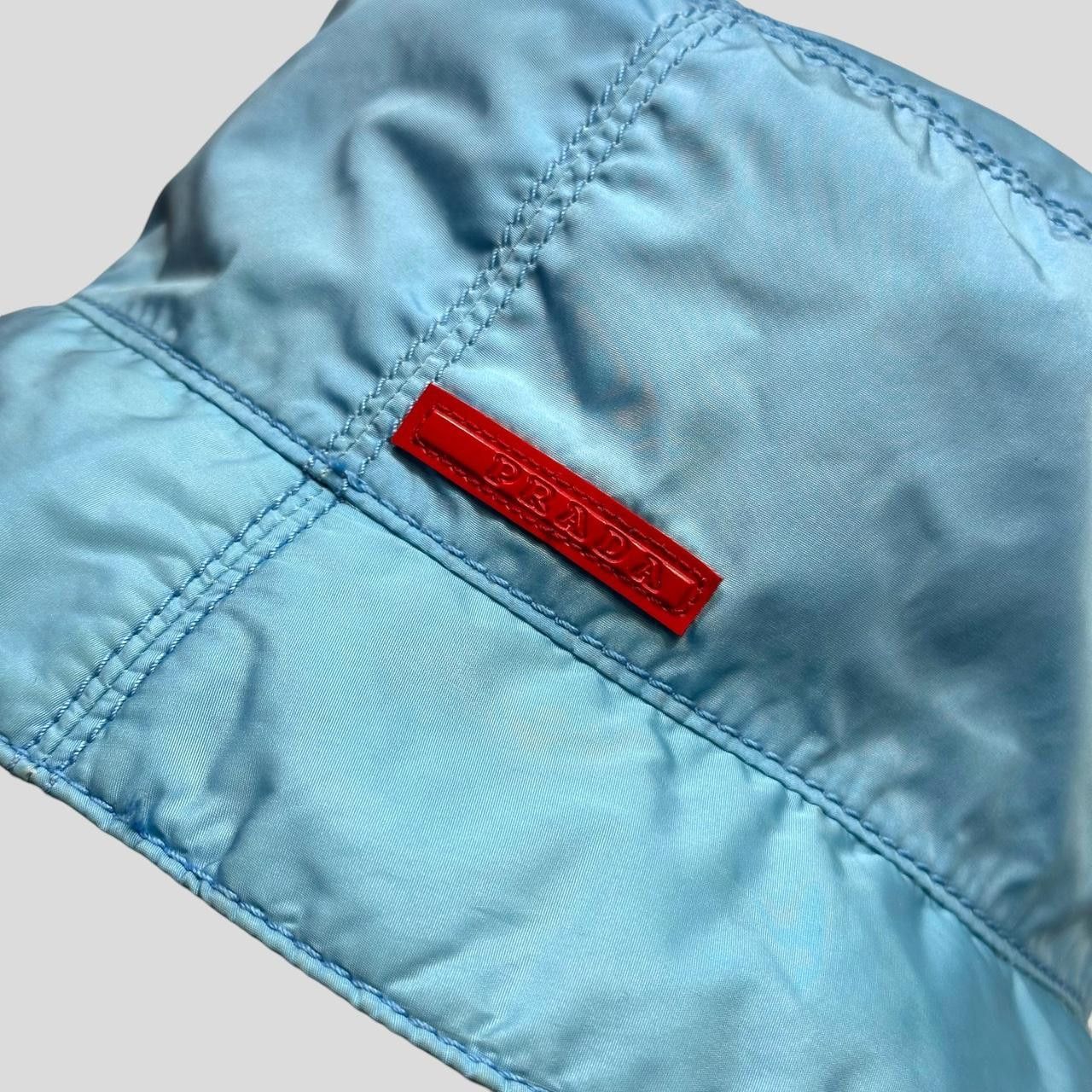 Prada Prada Sport SS99 Baby Blue Nylon Bucket Hat - M Size ONE SIZE - 3 Thumbnail