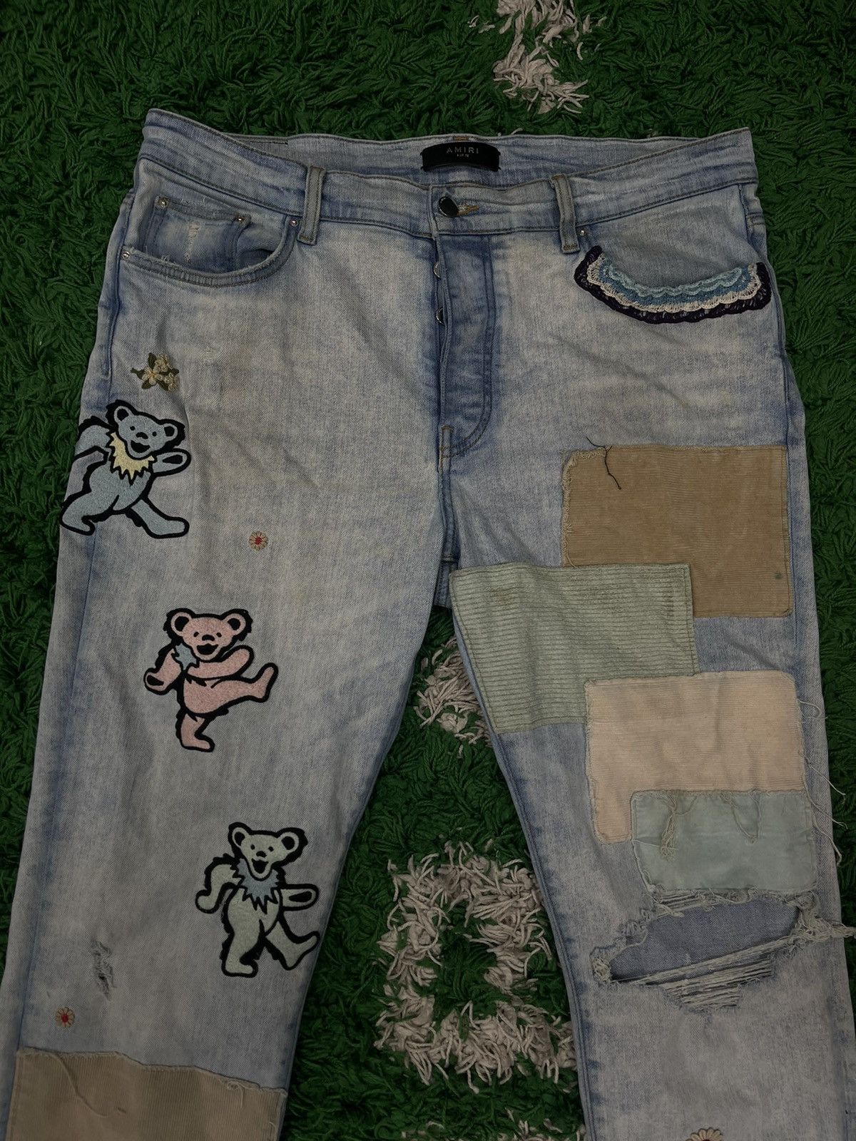 Amiri Amiri Jeans x Grateful Dead Size US 38 / EU 54 - 2 Thumbnail