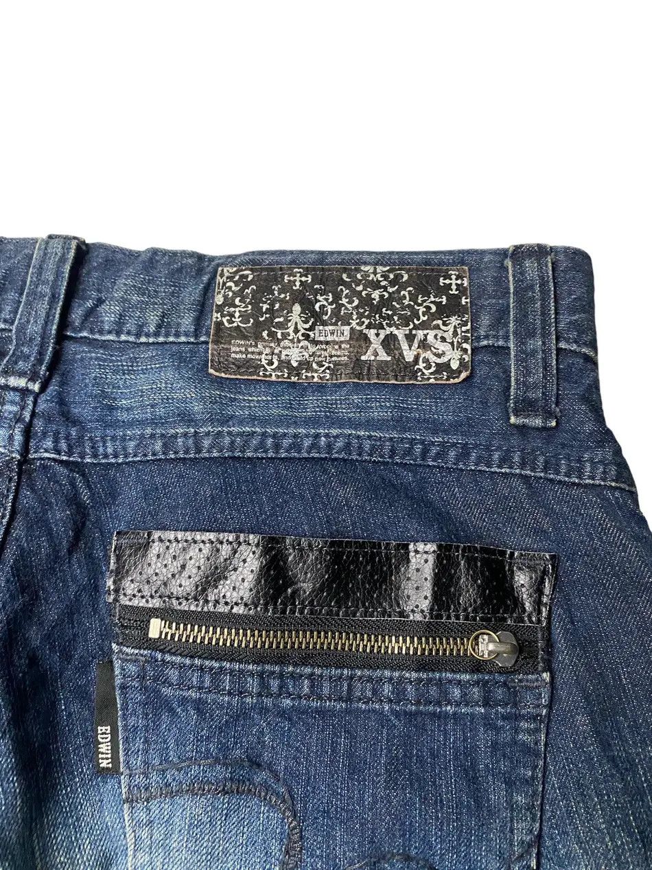 Edwin Edwin Flared Studded Leather 3/4 Jeans Size US 30 / EU 46 - 10 Thumbnail