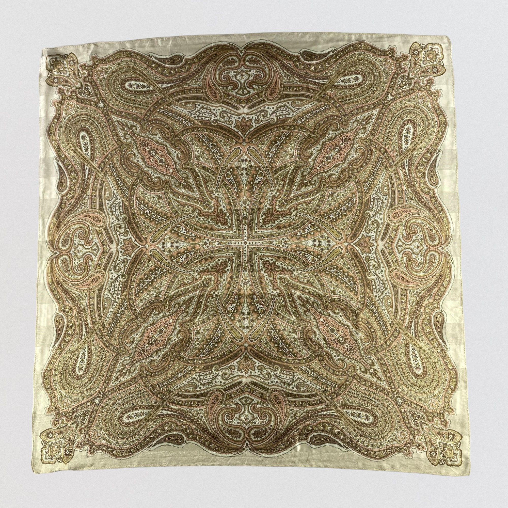Vintage Paisley Silk Scarf SS030