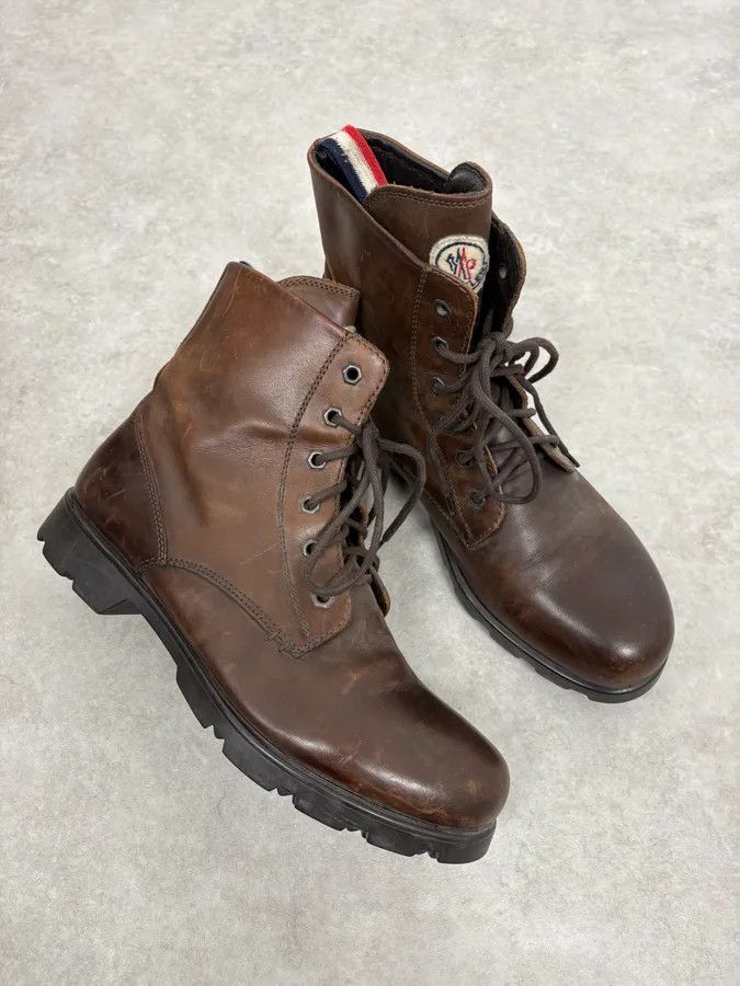 Moncler 2000s Moncler Brown Leather Boots Size US 8 / EU 41 - 5 Thumbnail