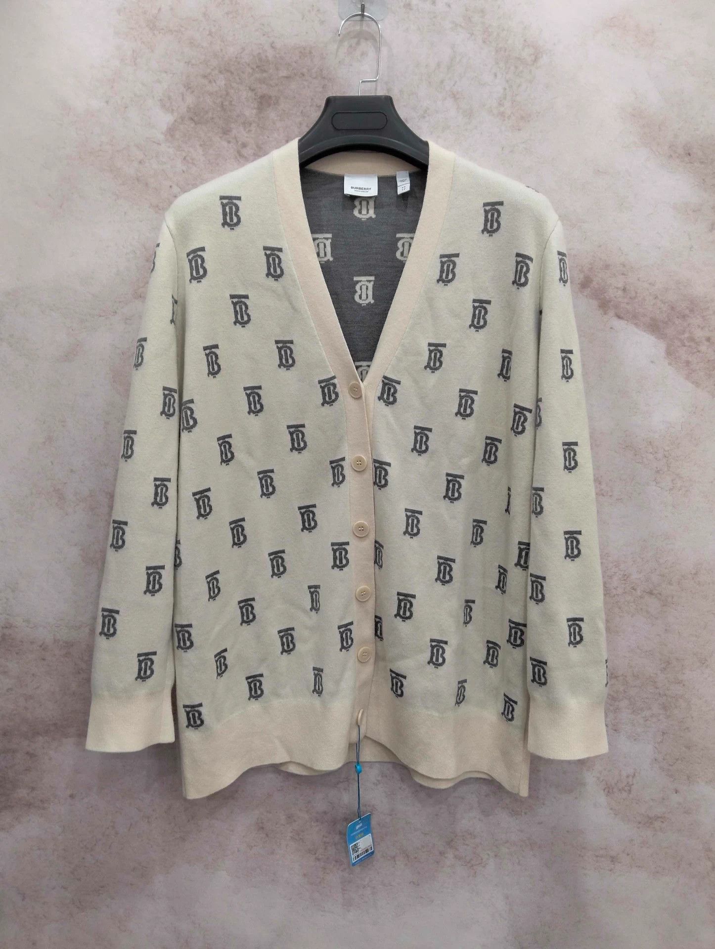 Burberry Burberry all over print wool knit cardigan XS 95 new Size US XS / EU 42 / 0 - 1 Thumbnail