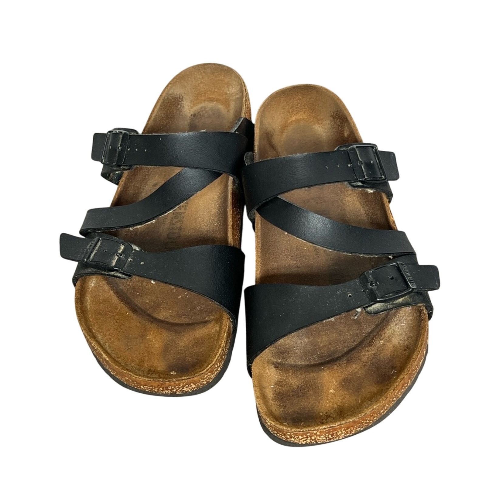 Birkenstock Birkenstock Franca EU 39 US 8/8.5 Oiled Leather Black Suede Size US 8 / IT 38 - 5 Thumbnail