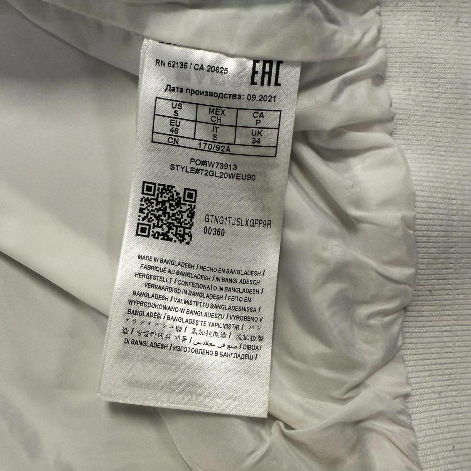 Guess Guess Jacket Mens S White Hooded Windbreaker Full Zip Logo Size US S / EU 44-46 / 1 - 6 Thumbnail