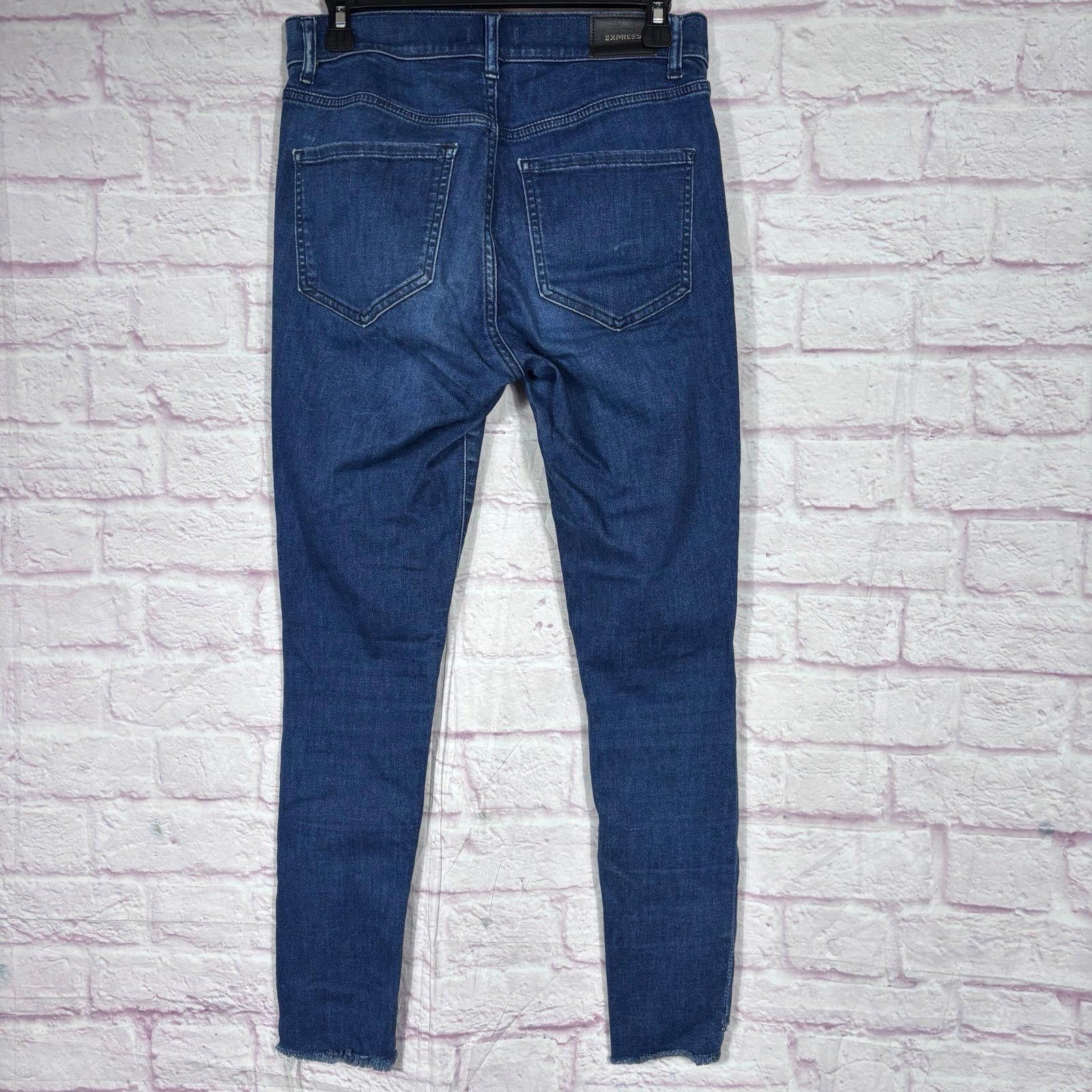 Express Express Skinny High Rise Jeans Size 8R Size 30" / US 8 / IT 44 - 5 Thumbnail