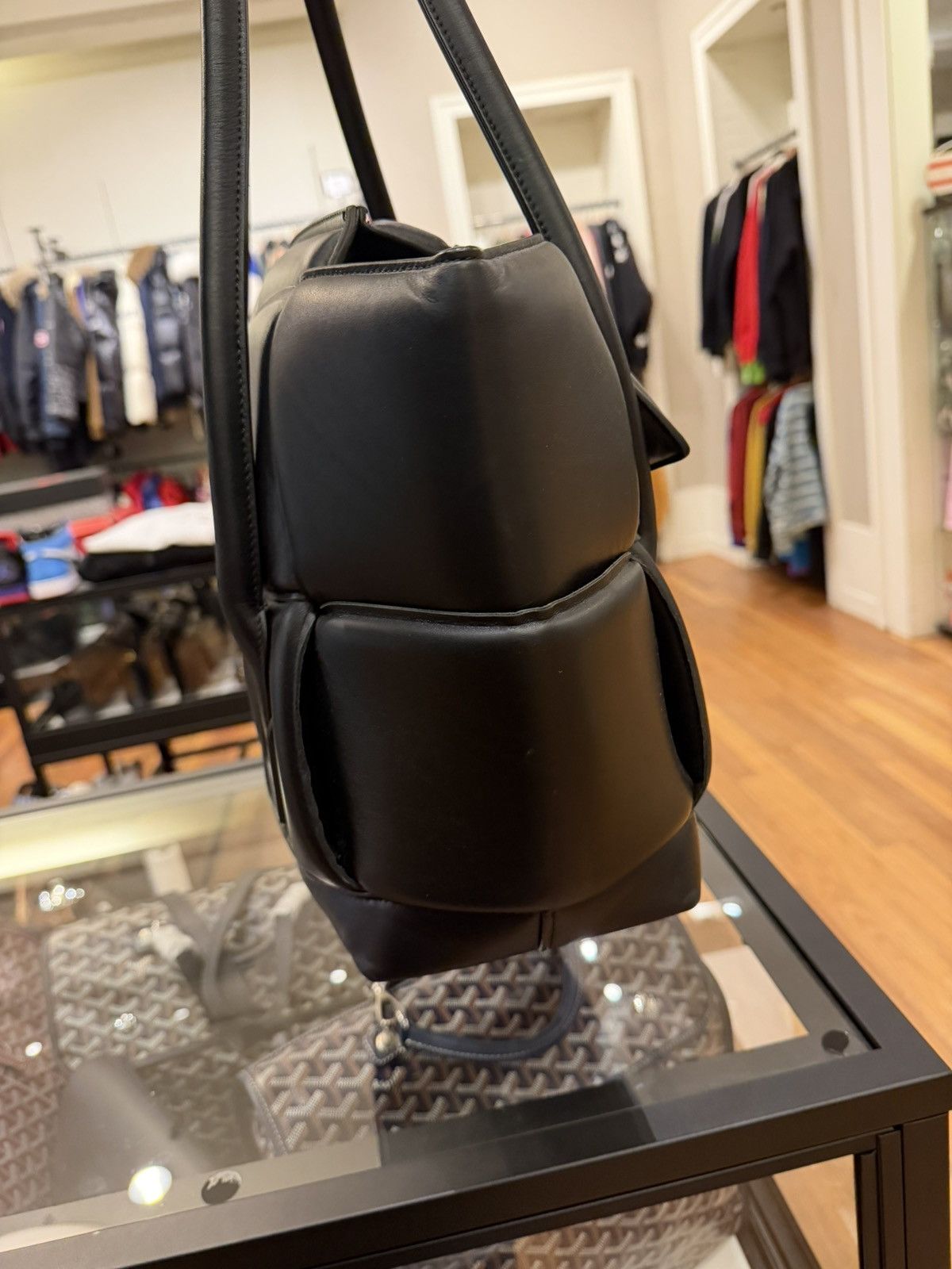 Bottega Veneta Bottega Veneta Black Leather Arco Tote Large Size ONE SIZE - 4 Thumbnail