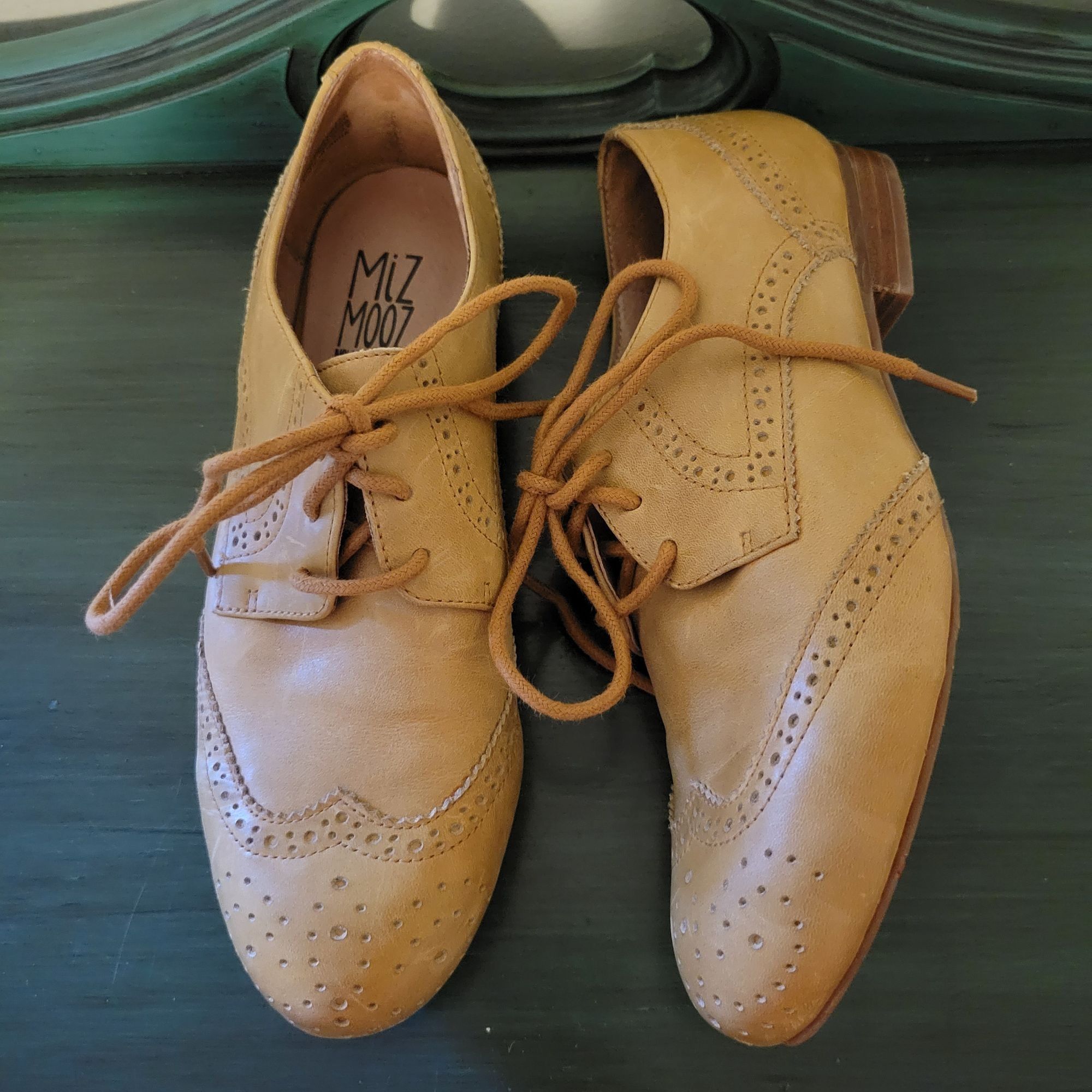 Mustard brogues deals