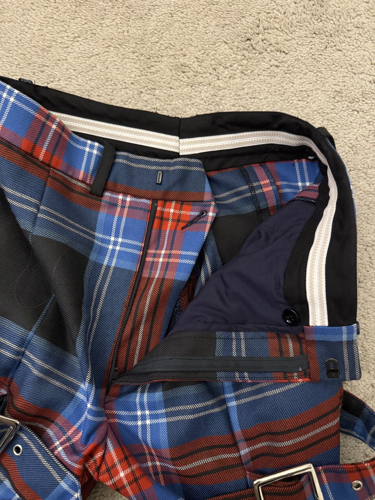 Charles Jeffrey LOVERBOY Charles Jeffery Loverboy plaid pants Size 30" / US 8 / IT 44 - 2 Thumbnail