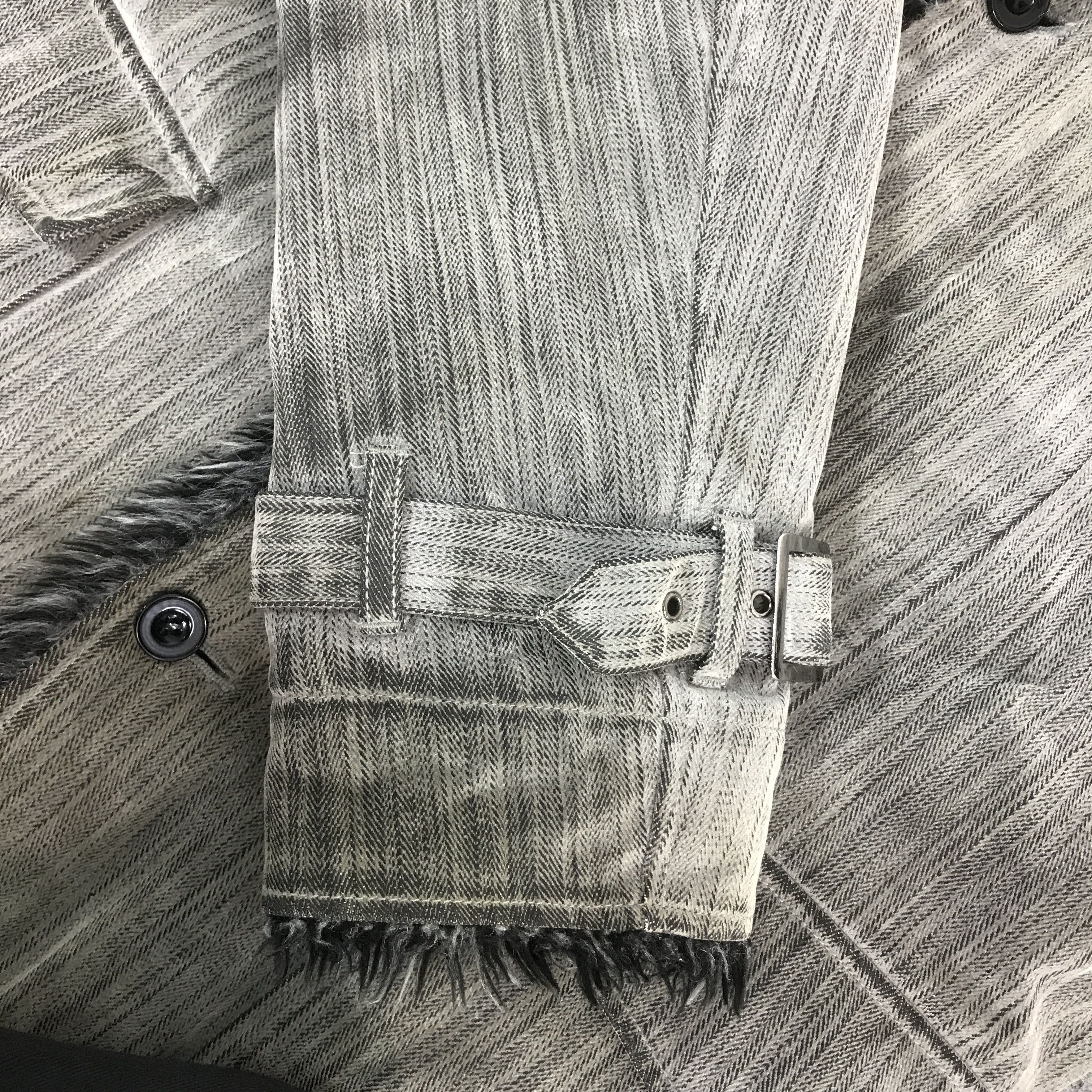 Pazzo pazzo denim stores Fur Design jacket K71B5 Size US L / EU 52-54 / 3 - 8 Thumbnail
